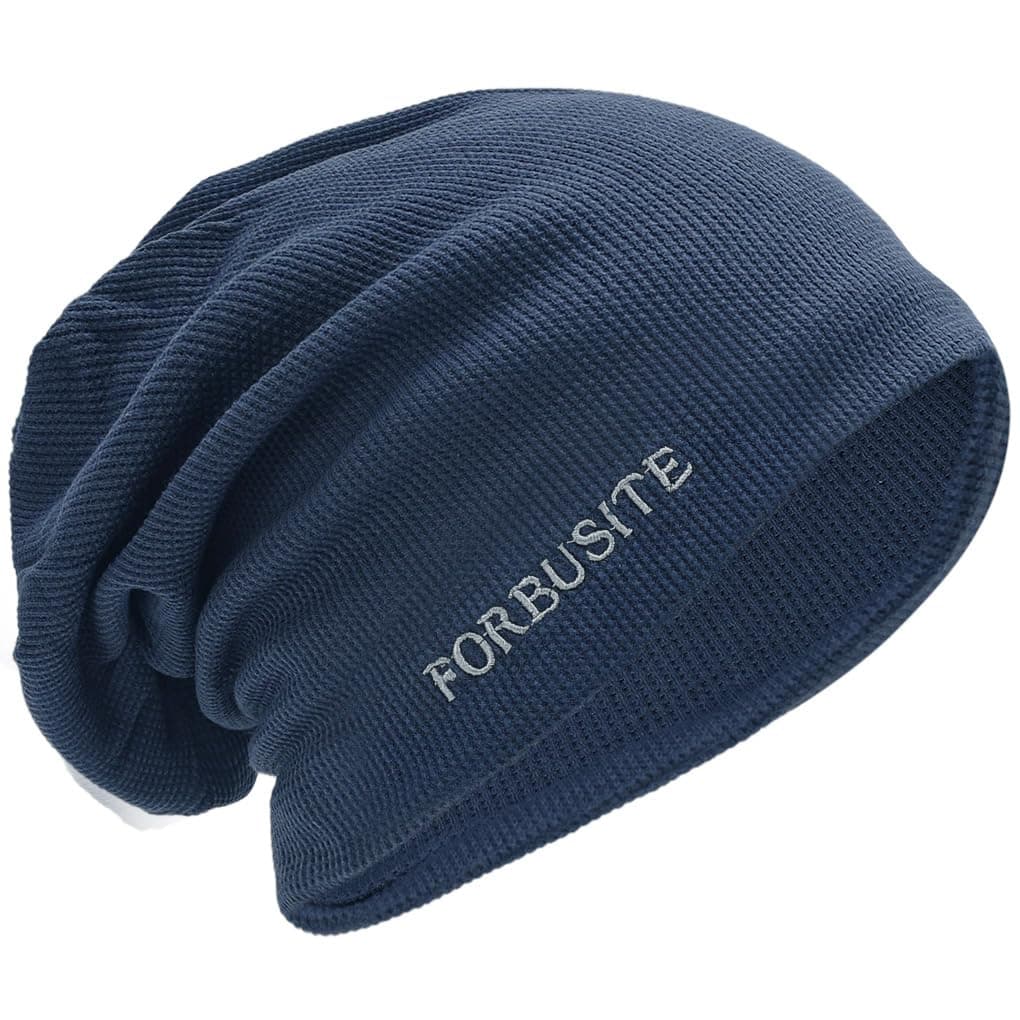 GLAKJGIY Slouchy Winter Beanie Knit Hat - Soft & Warm Oversized Baggy Skull Cap(B419-Blue)