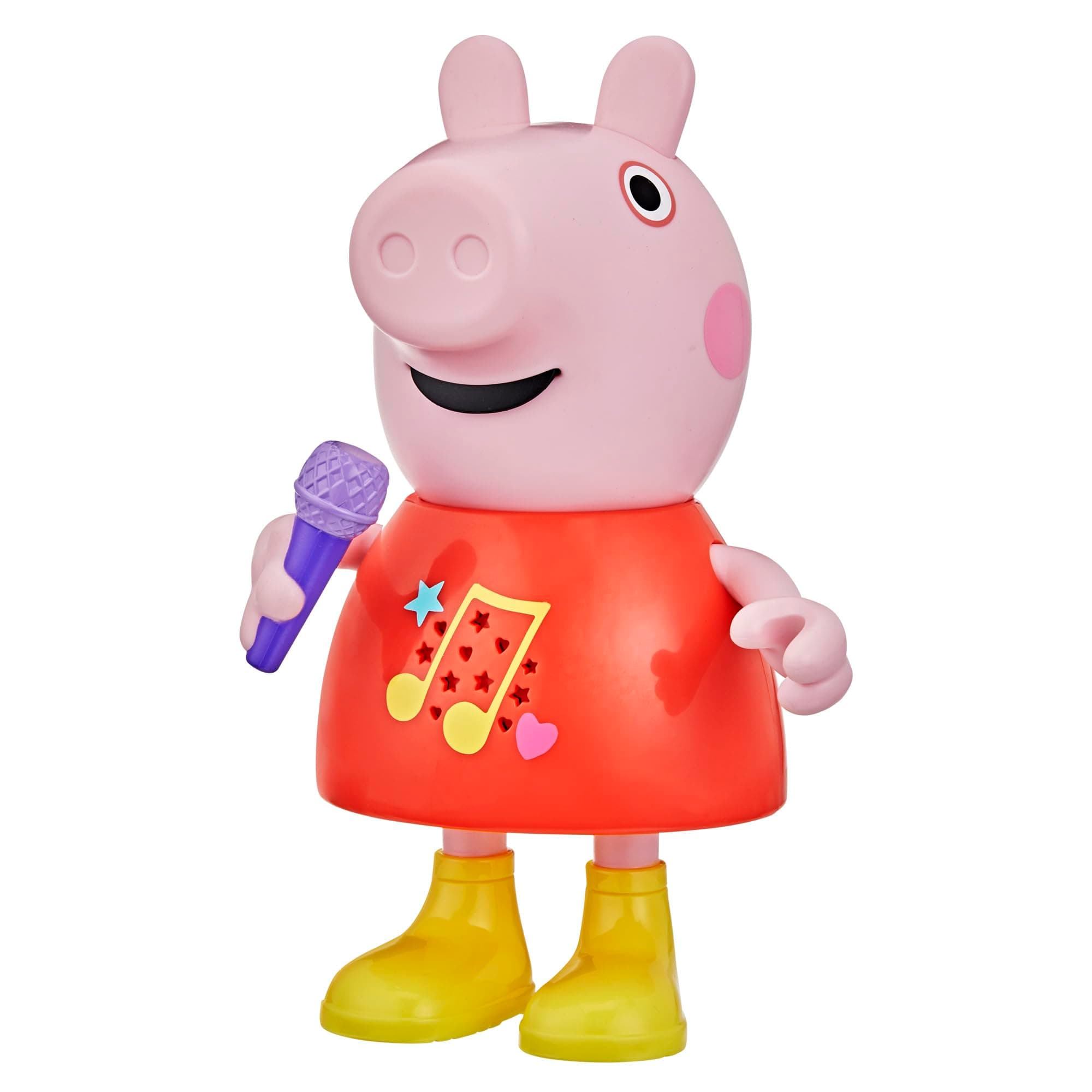 Peppa Pig Talk & Sing Peppa Doll, Musical Toy with 50+ Sounds, Phrases, and Songs, Preschool Toys for 3 Year Old Girls and Boys and Up (English Version)