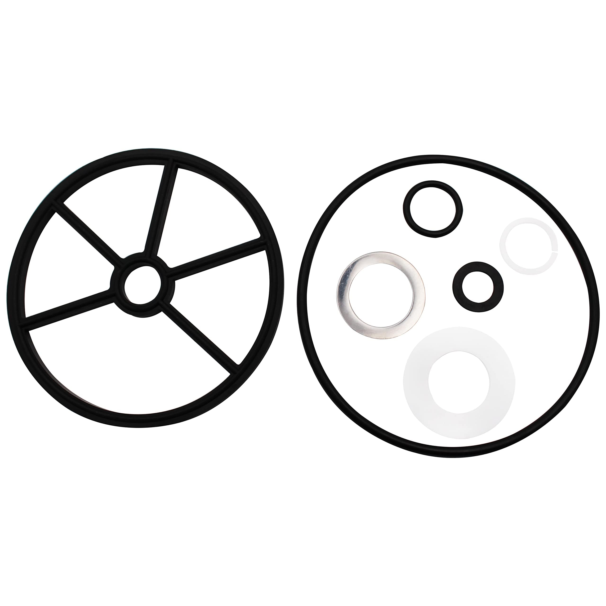 TIROAR Pool Filter Valve Spider Seat Gasket Seal Kits Compatible with Hayward SP0710, 0710X, 0711, 0712, 1 1⁄ 2" Vari-Flo Valves (1976-Pre) Replacement for “X” Valve Body
