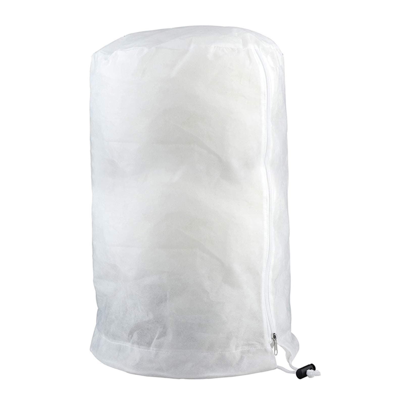 Dysetcs 1Pc 1.76oz 39 X 70.2in Plant Covers Freeze Protection Winter Drawstring Antifreeze Shrub Cover Reusable Frost Warm Cloth Blanket for Fruit Tree Potted Plants