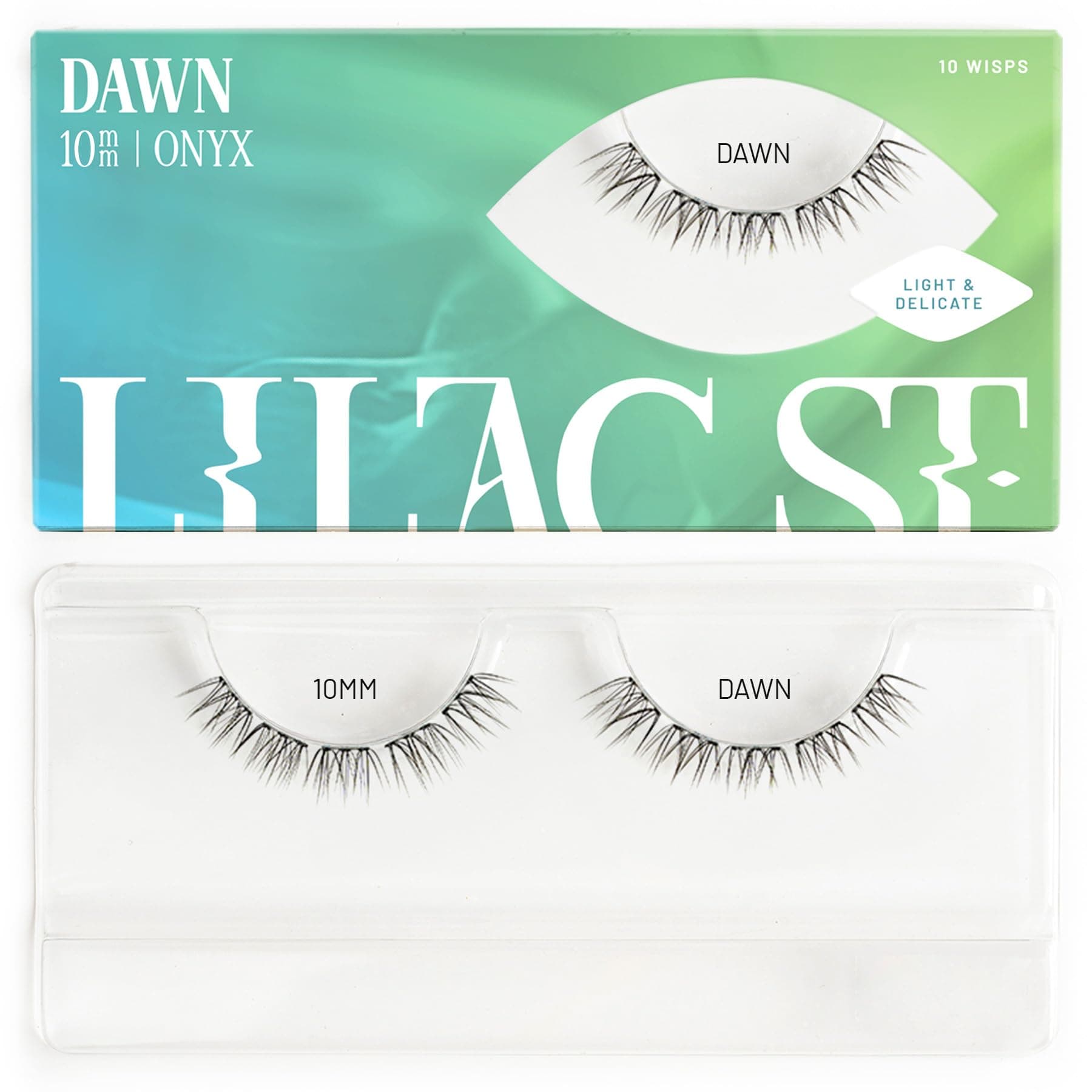 Lilac St Natural Lash Clusters for DIY Lash Extensions, Dawn, 10mm