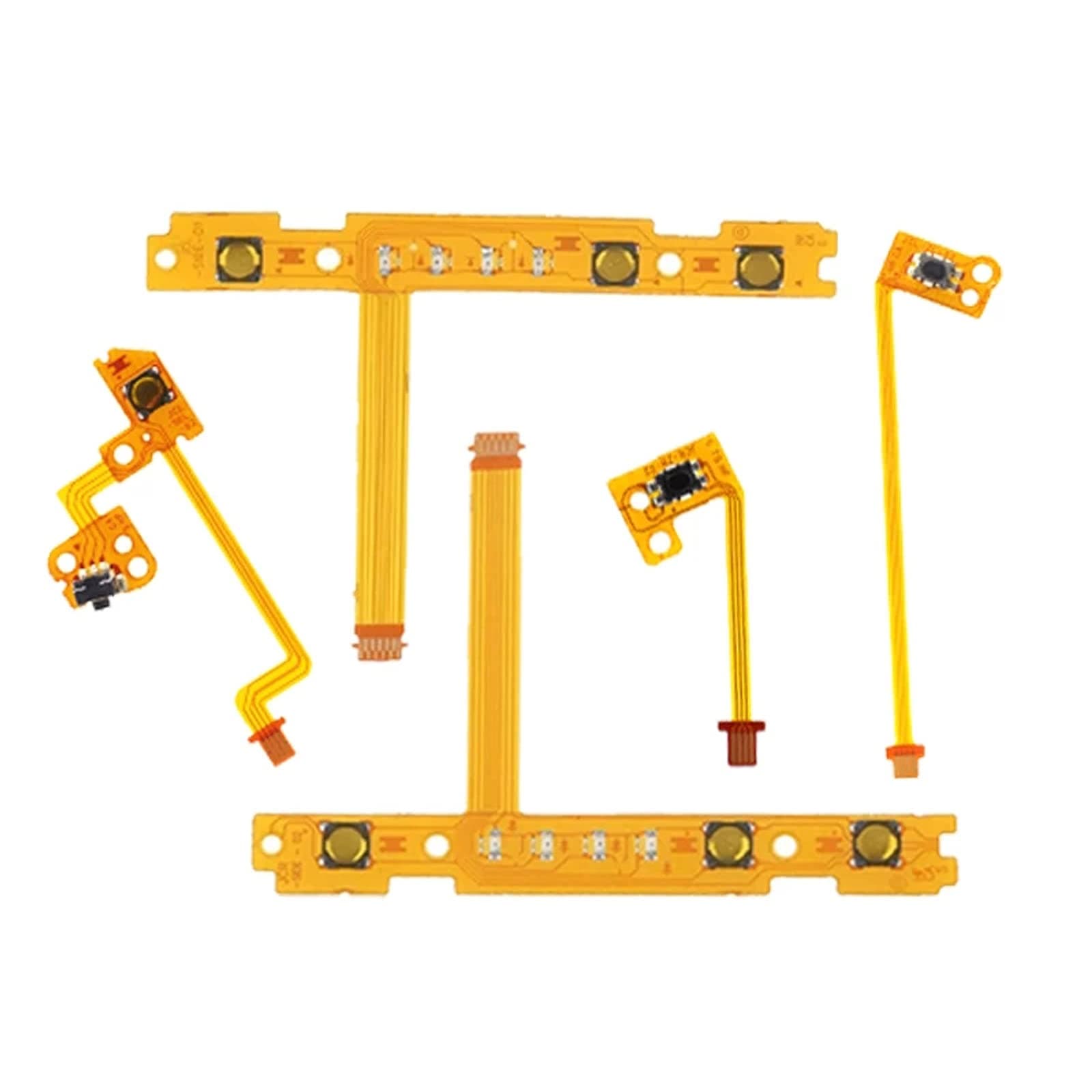 Onyehn 5in1 Replacement Part ZL ZR L SL SR Button Key Ribbon Flex Cable for Nintendo Switch Joy Con Controller