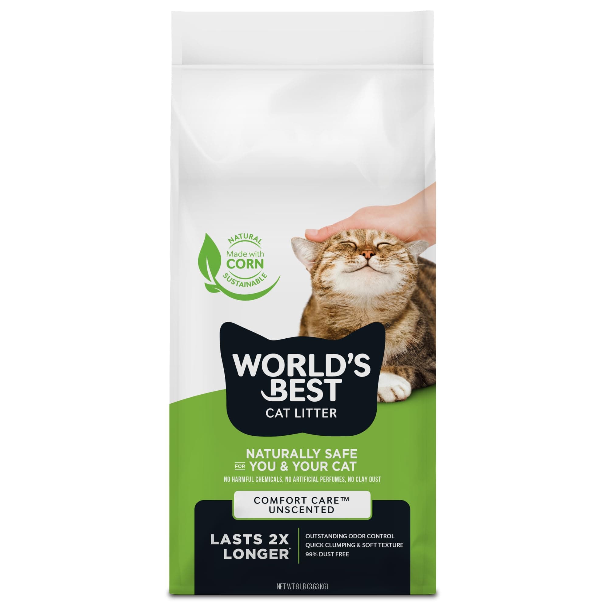 World's Best Cat Litter, Clumping, 8-Pound