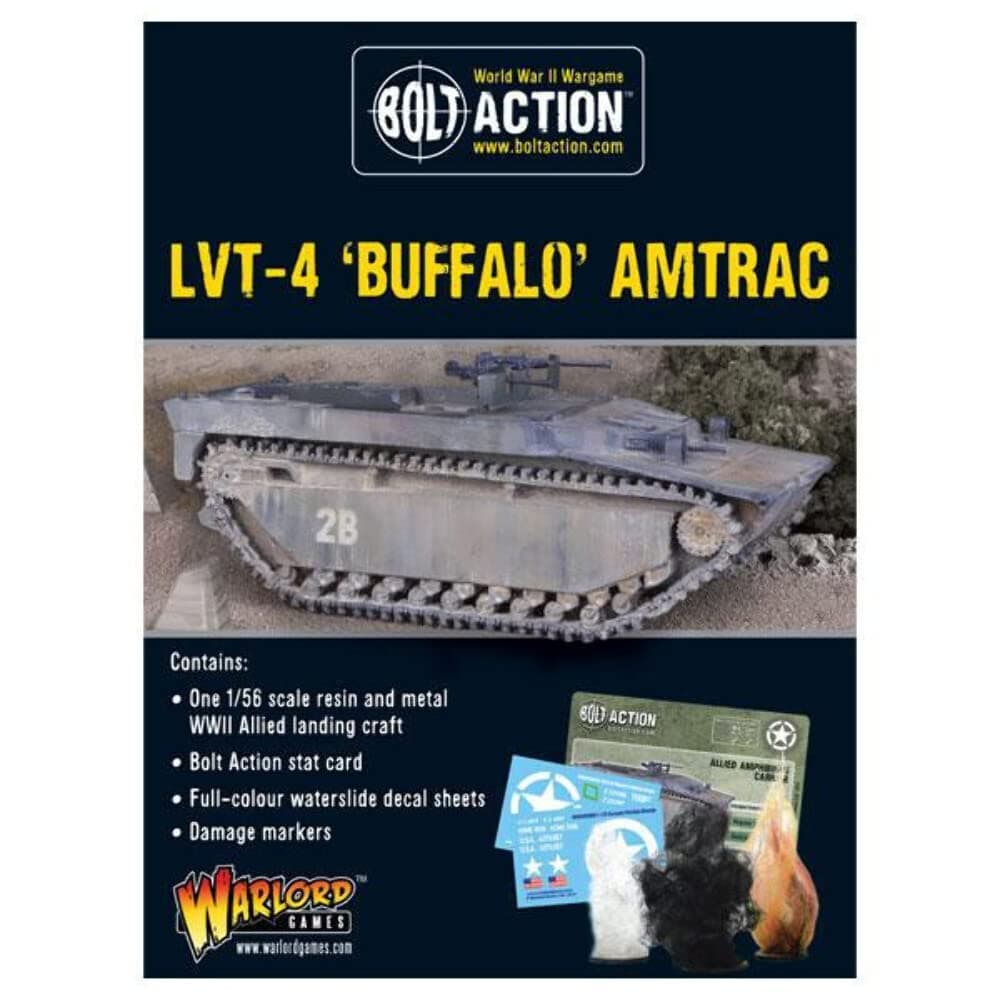 LVT-4 "Buffalo" Amtrac, Bolt Action Wargaming metal model