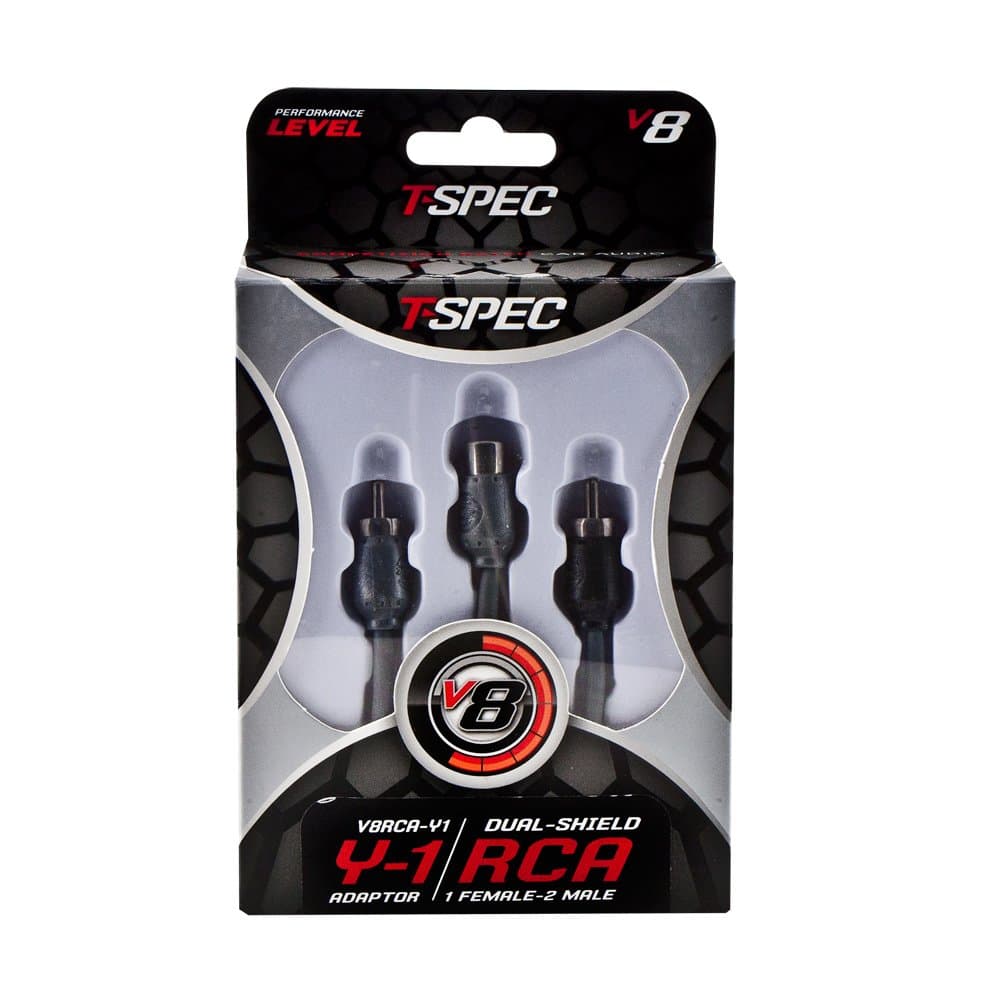 T-Spec V8RCA-Y1 2-Channel V-8 Series RCA Cable