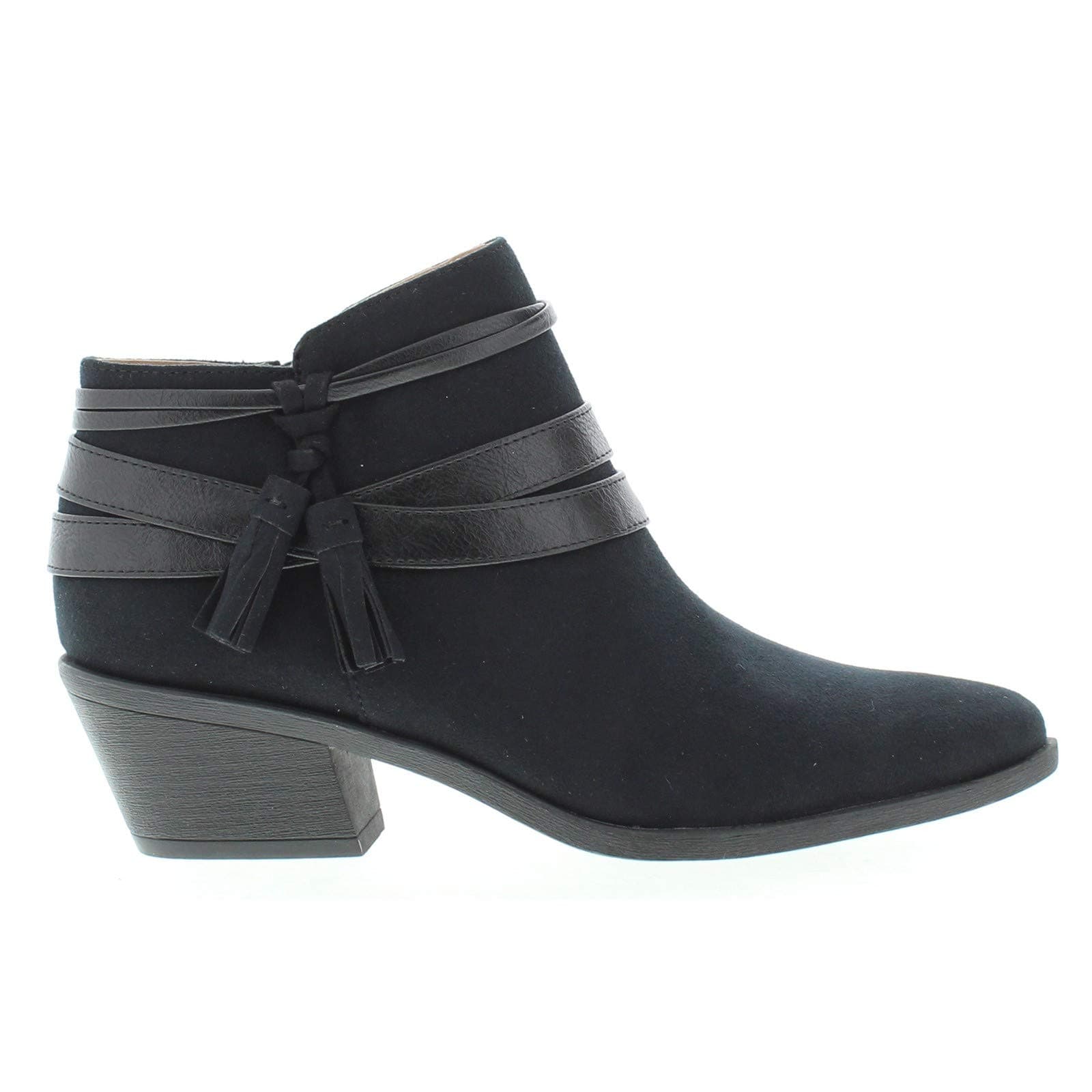 LifeStride Women's Paloma Ankle Bootie Boot, Black, 11 Wide