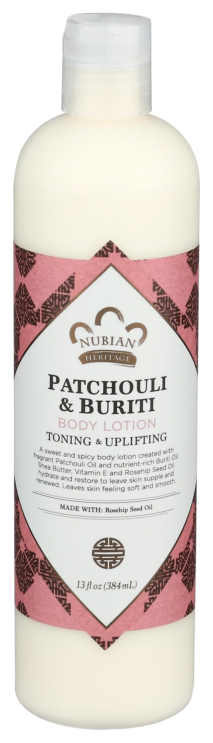 Nubian Heritage Patchouli & Buriti Body Lotion, 13 Ounces