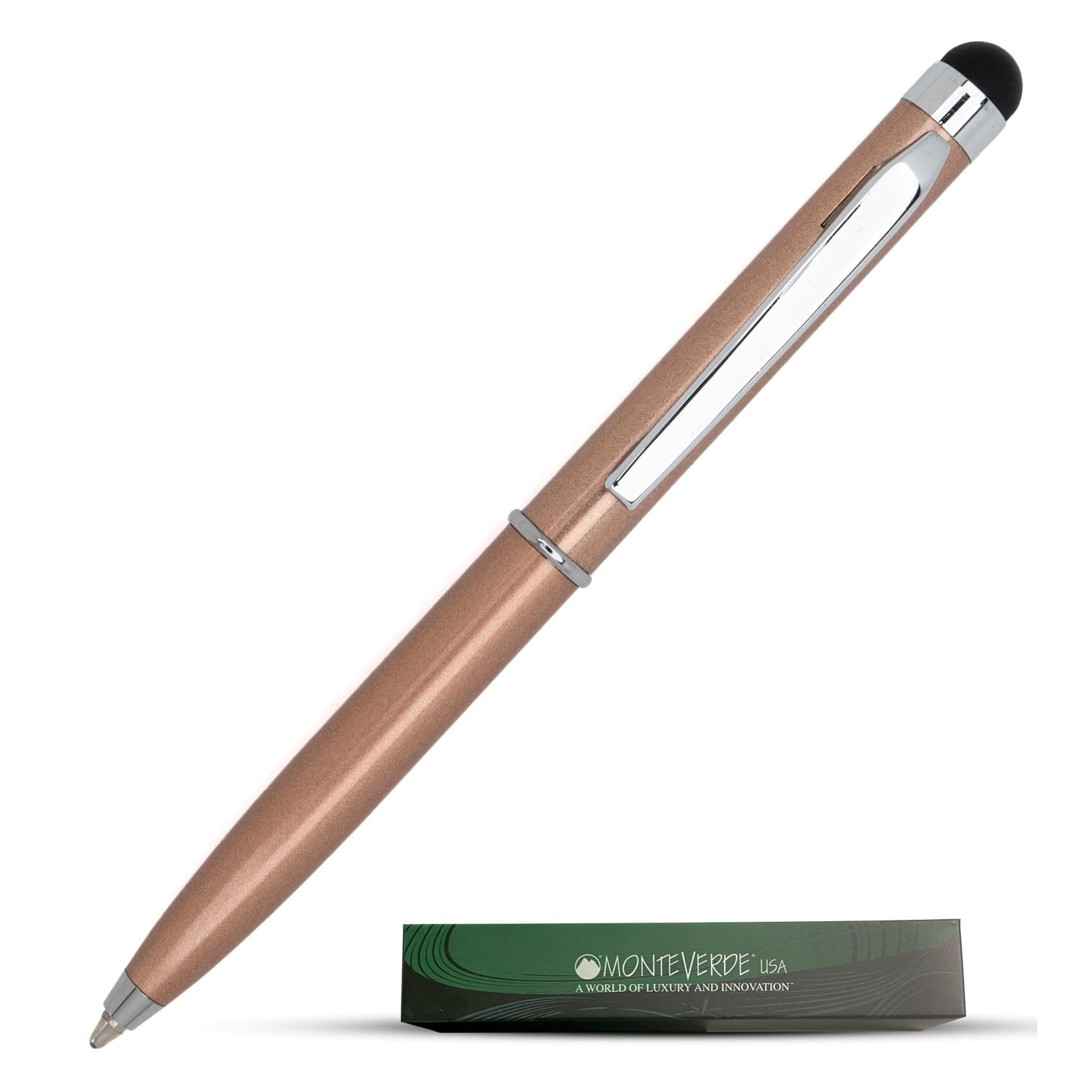 Monteverde USA Poquito Ballpoint Pen with Stylus in Copper (MV10262)