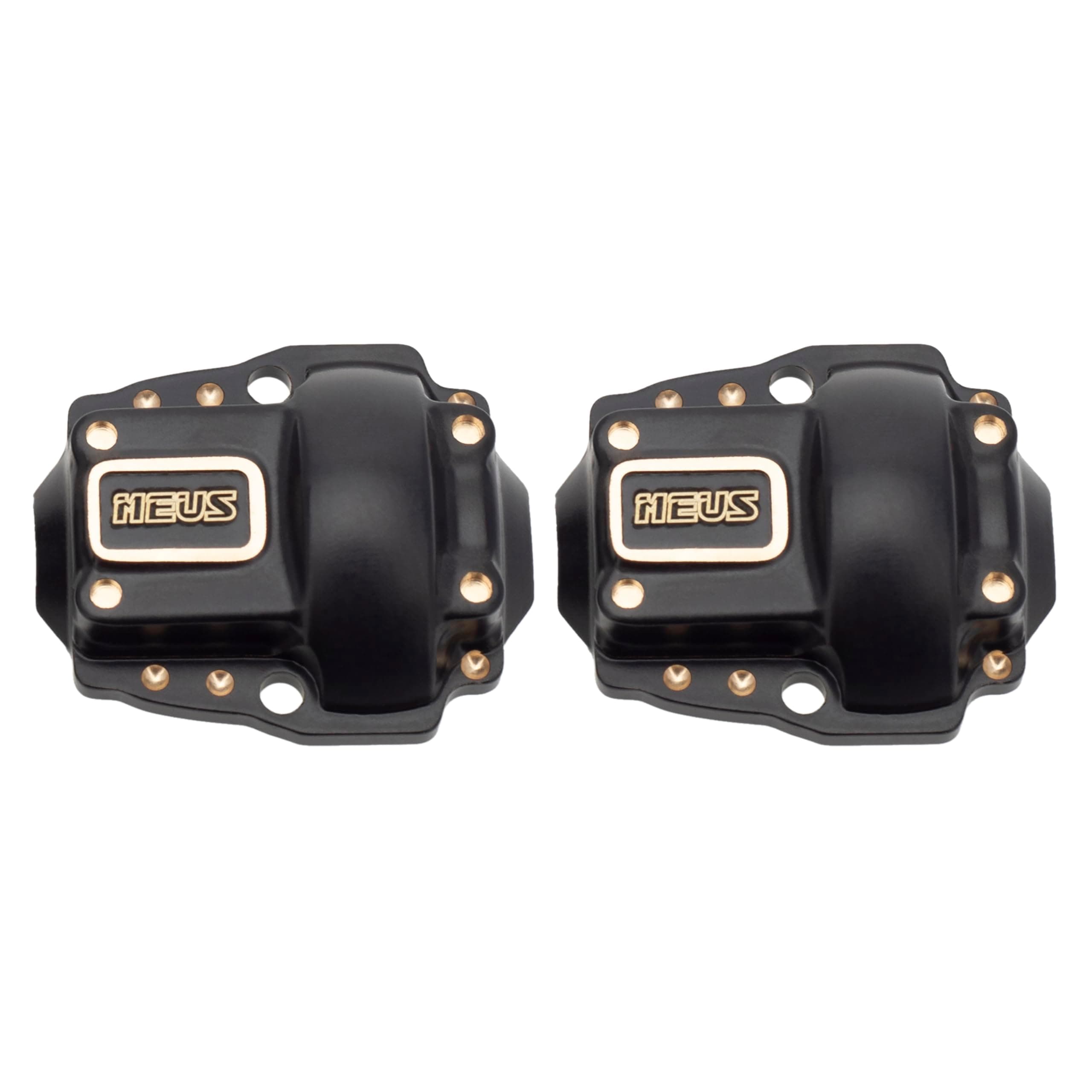 MEUS RACING 7g Ascent 18 Brass Diff Cover Front and Rear Differtial Covers for Redcat Ascent-18 Upgrades 1/18 RC Crawler Parts