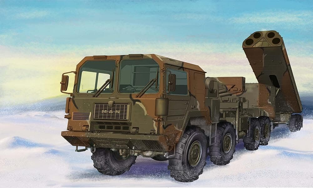 I Love Kits 63528 1/35 Man M1013 with M2042A1 GLCM TEL Model Kit, Multi-Colour