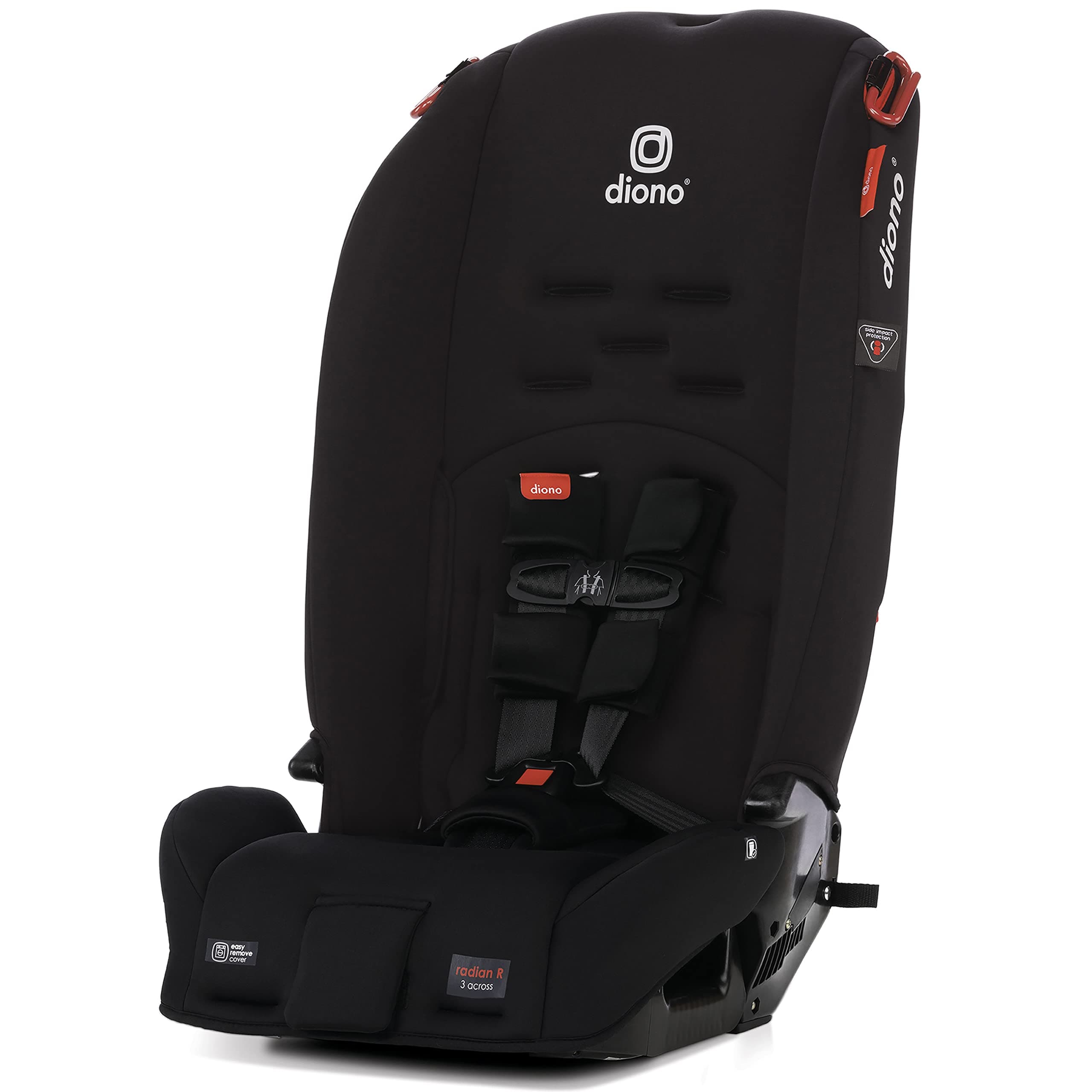 Diono Radian 3R, All-in-One Convertible Car Seat, Rear and Forward Facing, 10 Years 1 Car Seat, Slim Fit 3 Across, Purple Wildberry