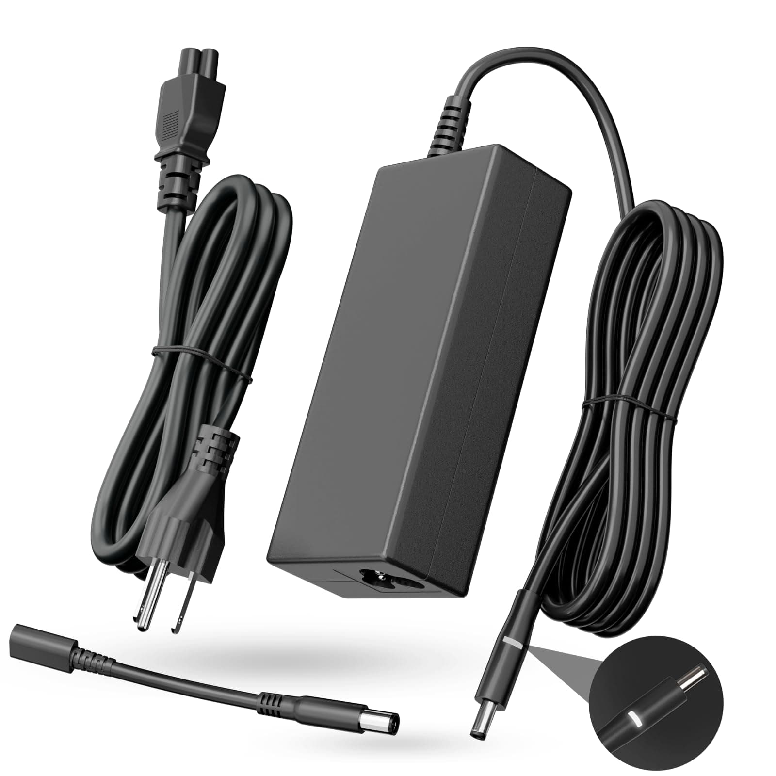 65W 45W Laptop Charger AC Adapter for Dell Inspiron 11 13 14 15 17 3000 5000 7000 Series 11-3000 3147 13-7000 7347 7353 15-3000 3551 3552 15-5000 5555 5558 5559 Power Supply Cord 4.5mm Tip