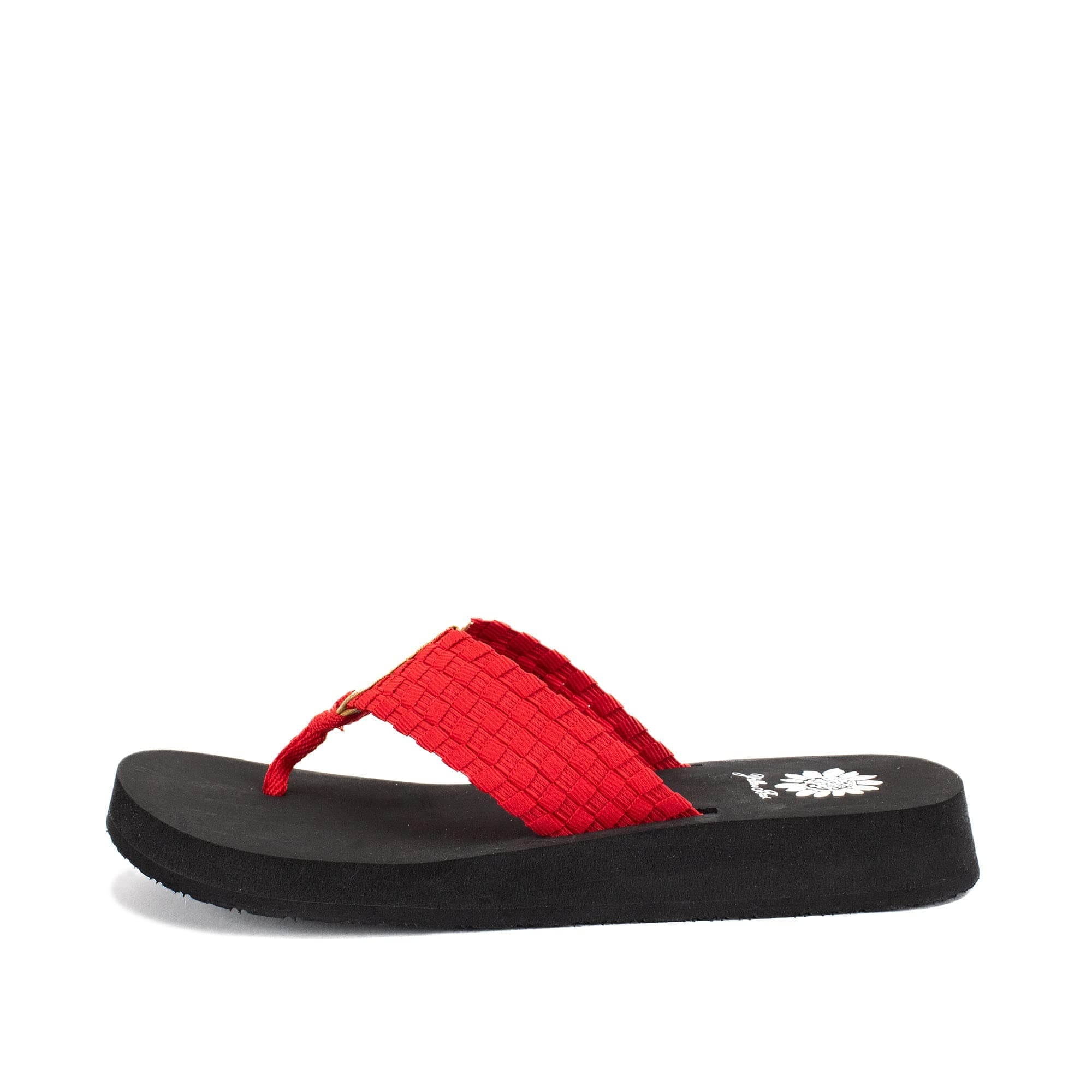 Yellow Box Women's Soleil Sandal, Solid Red, 5 UK