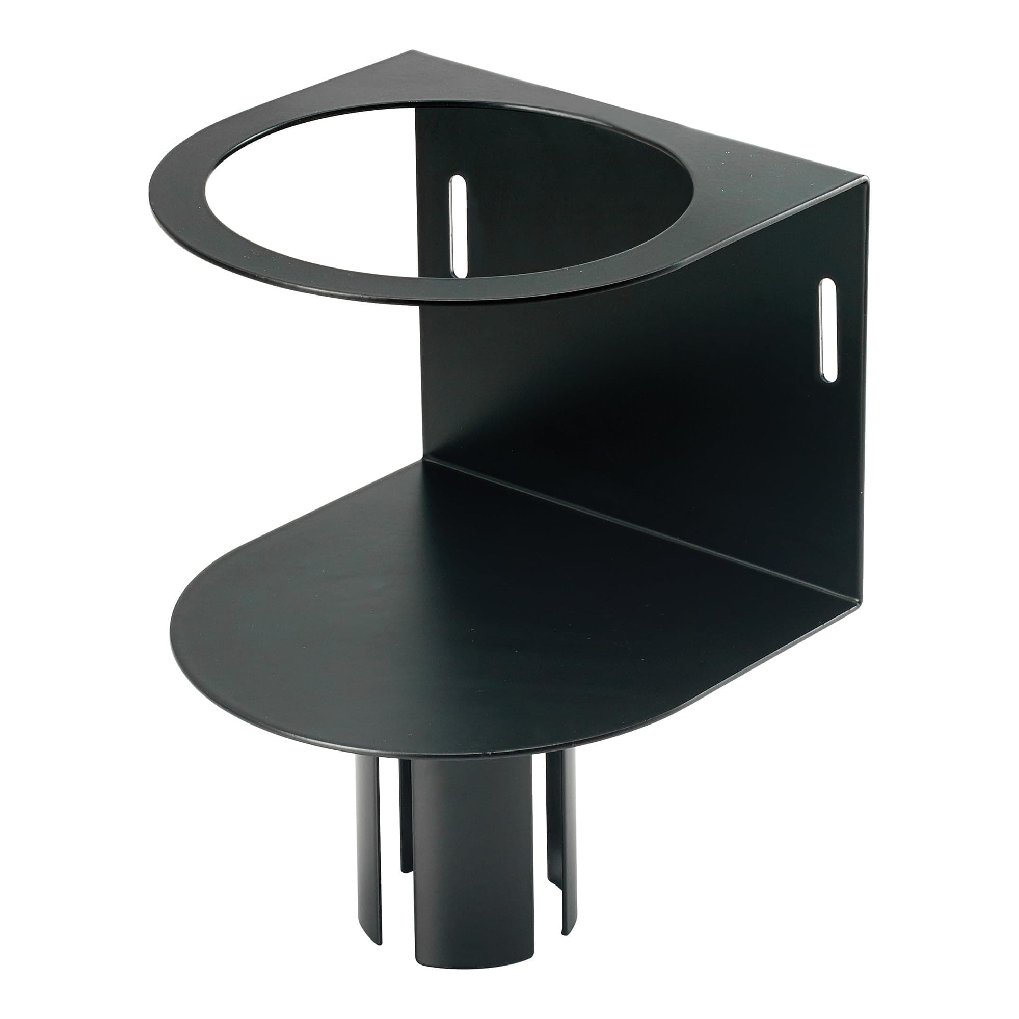 Winco Stanchion Mount Wipe Holder, Black