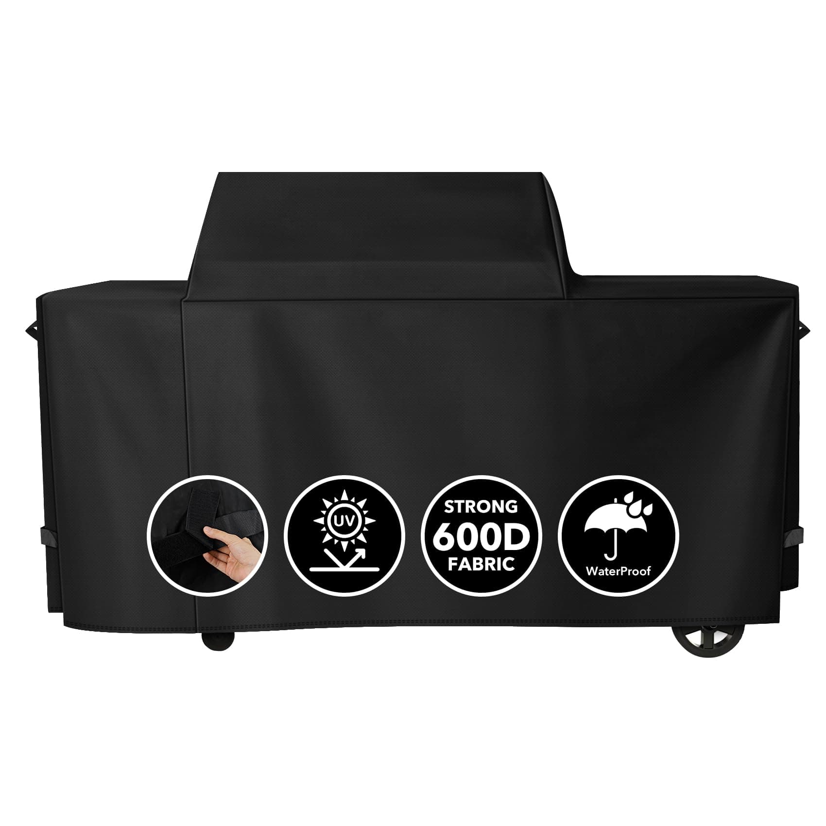 Heavy Duty 600D Grill Cover Fit for Traeger Grills BAC776 Woodridge Pro Grill Cover and Woodridge Elite Cover, Woodridge Pro Replacement Grill Accessories
