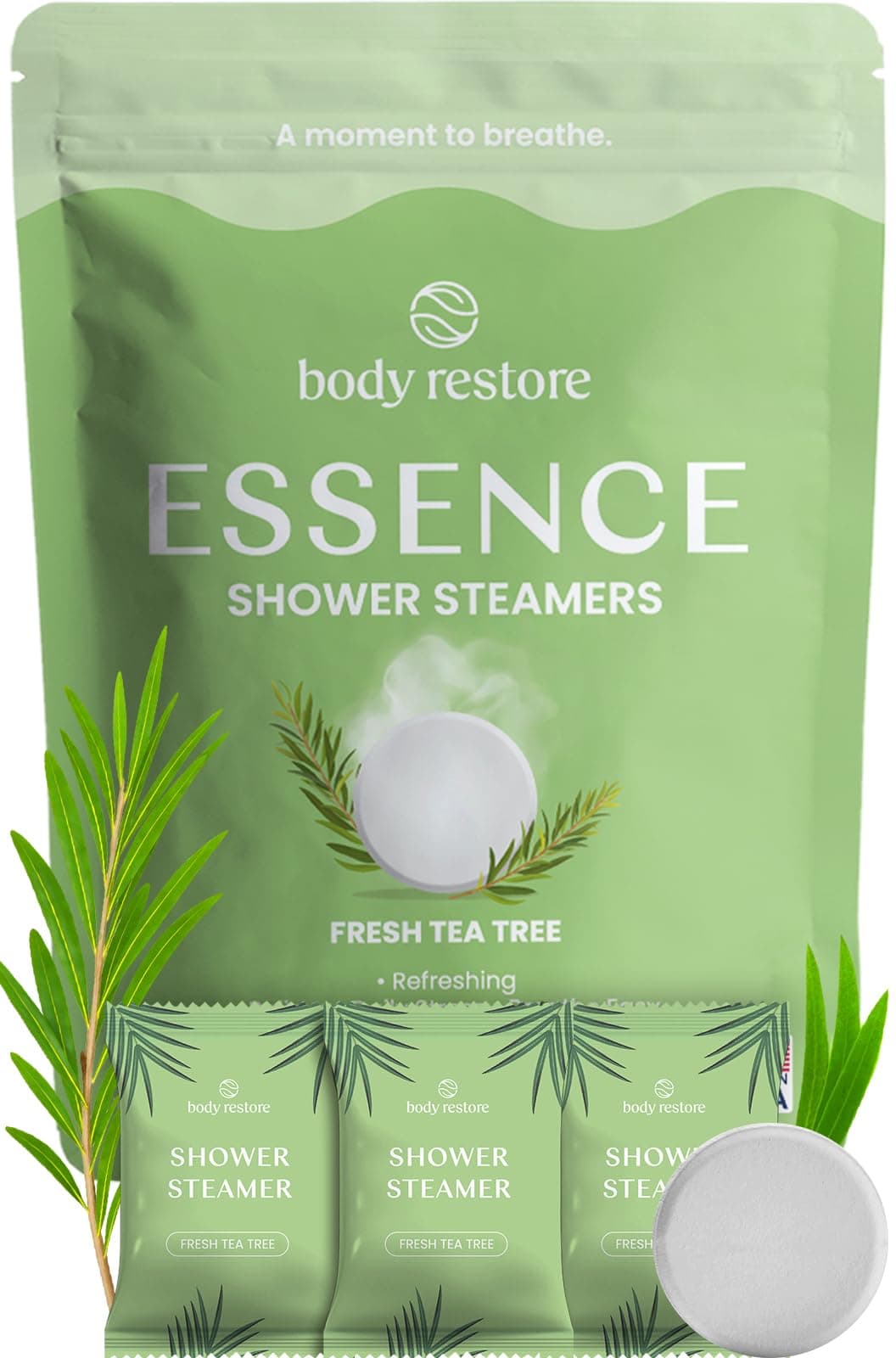 BodyRestore Shower Steamers Aromatherapy, Self Care Gifts, Essence 15 Pack