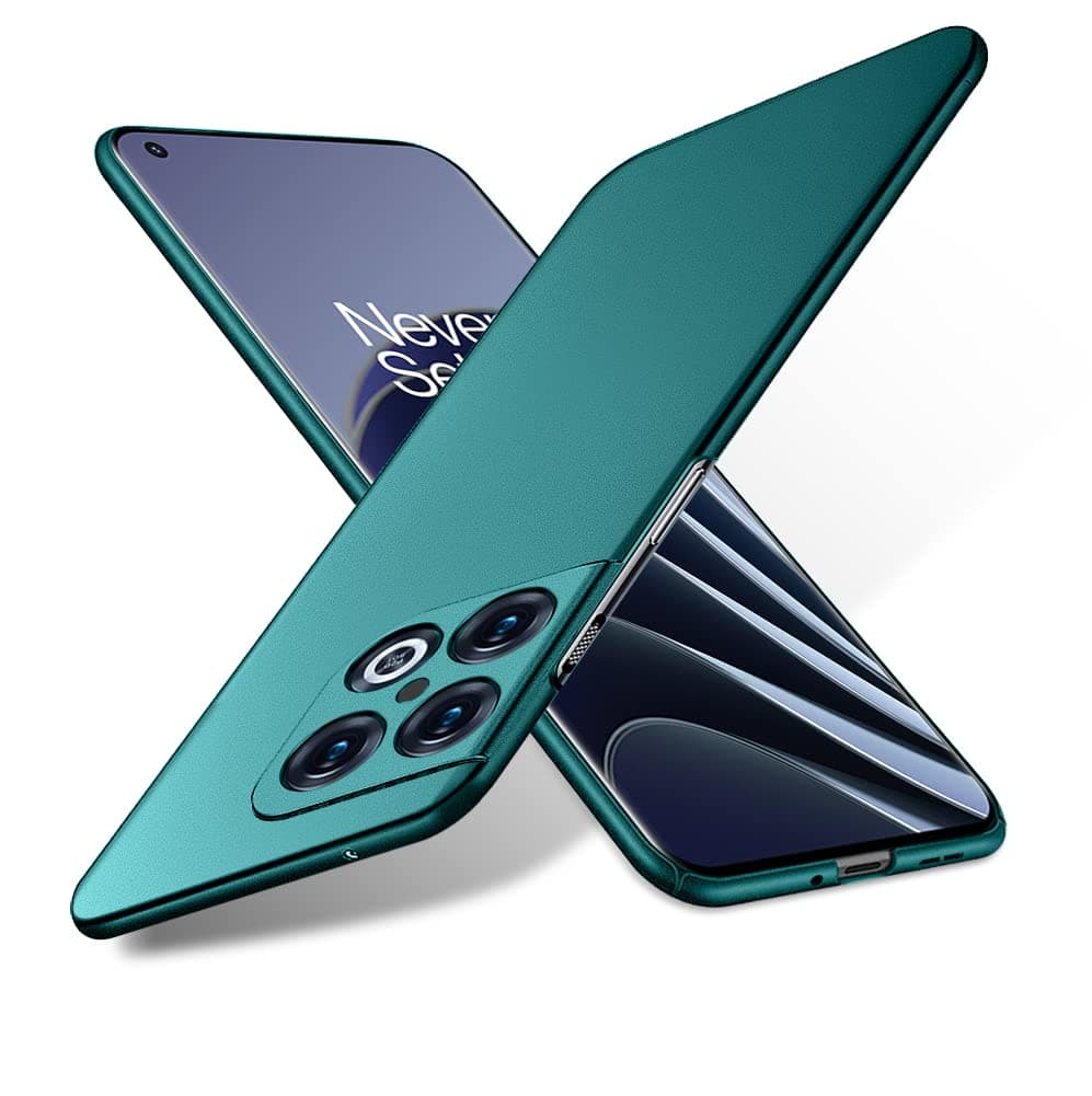 Bastmei for OnePlus 10 Pro Case 5G, Extremely Light Ultra-Light Super Slim Camera Protection Hard PC Cover Case for OnePlus 10 Pro 5G (Gravel Green)