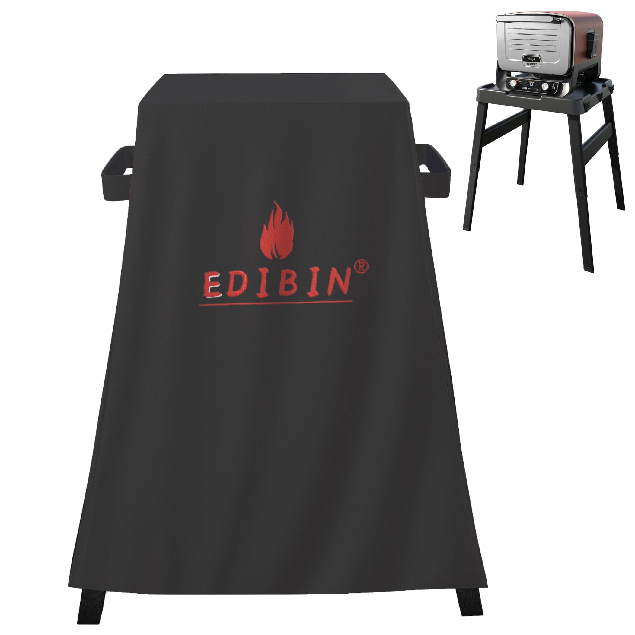 EDIBIN Pizza Oven Cover for Ninja Woodfire Outdoor Oven OO101 Series on Its Stand, OG701 OG751, OG951 OG850 Woodfire Pro XL Outdoor Grill