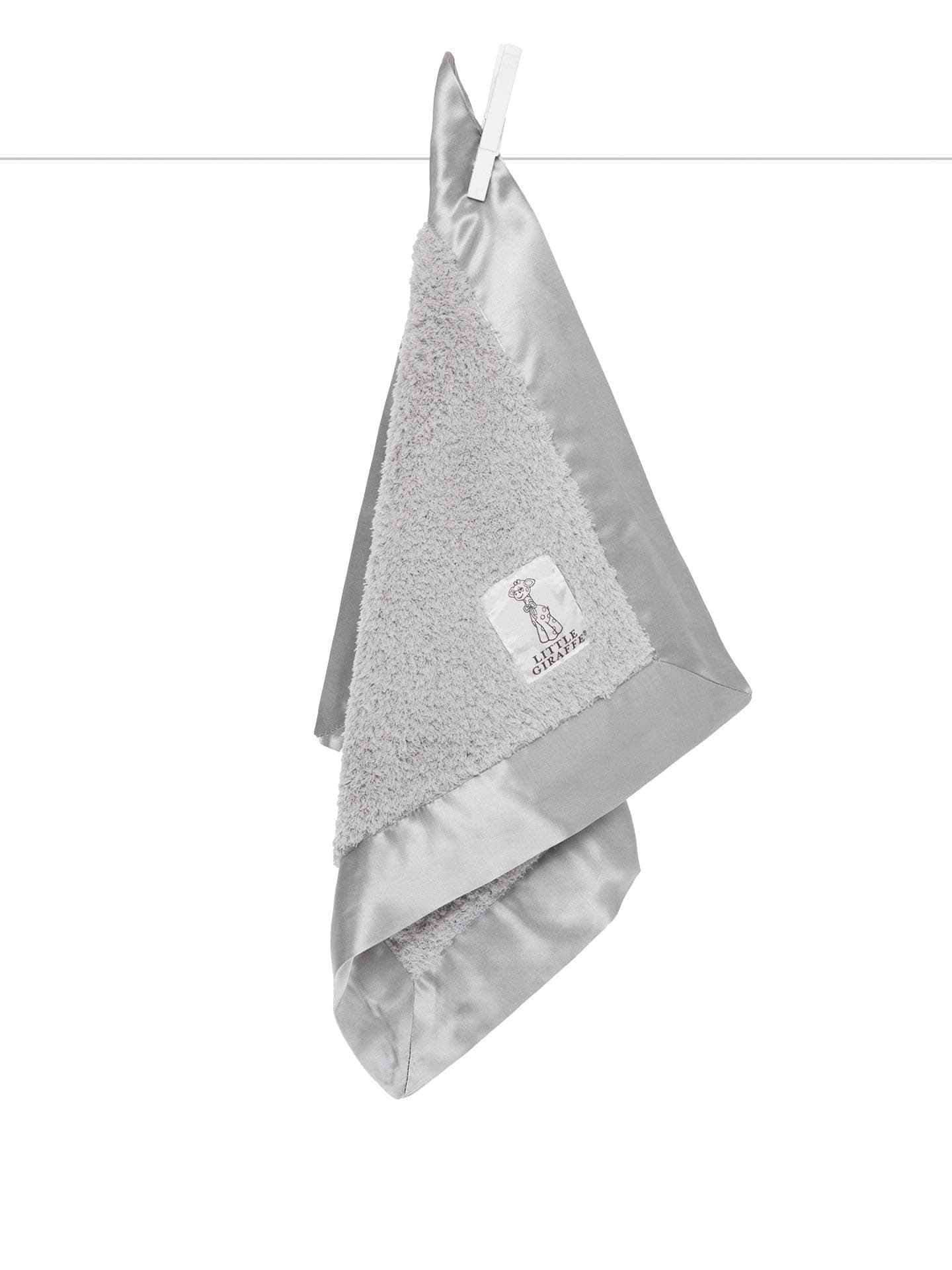 Little Giraffe Chenille Blanky (Silver)