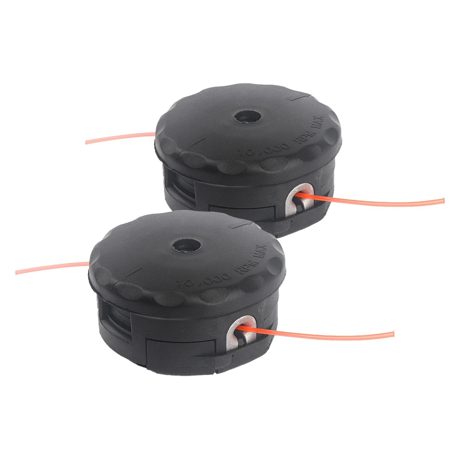 SRM-225 SRM210 Trimmer Head for Echo Eater Speed-Feed 400 SRM2100 SRM225 SRM200 SRM230 SRM250 SRM265 SRM266 SRM280 Shiandaiwa Trimmer Fit Most Echo SRM Straight Axle Trimmer(2 Pack)