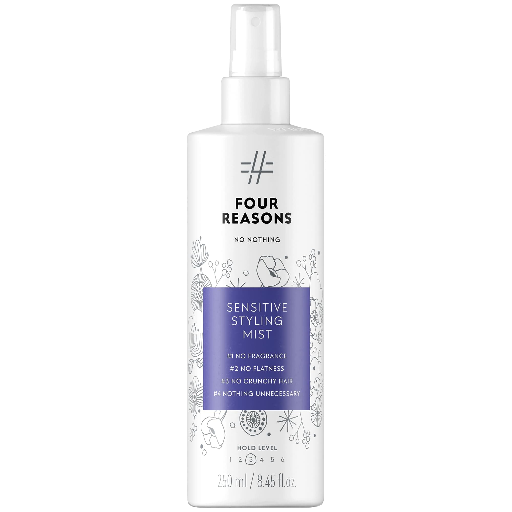No Nothing Unscented Styling Mist – Hair Heat Protectant Blowout Spray, Volumizing Spray for Fine Hair, Heat Activated Medium Hold Hair Volumizer, Fragrance Free & Hypoallergenic, 250 ml