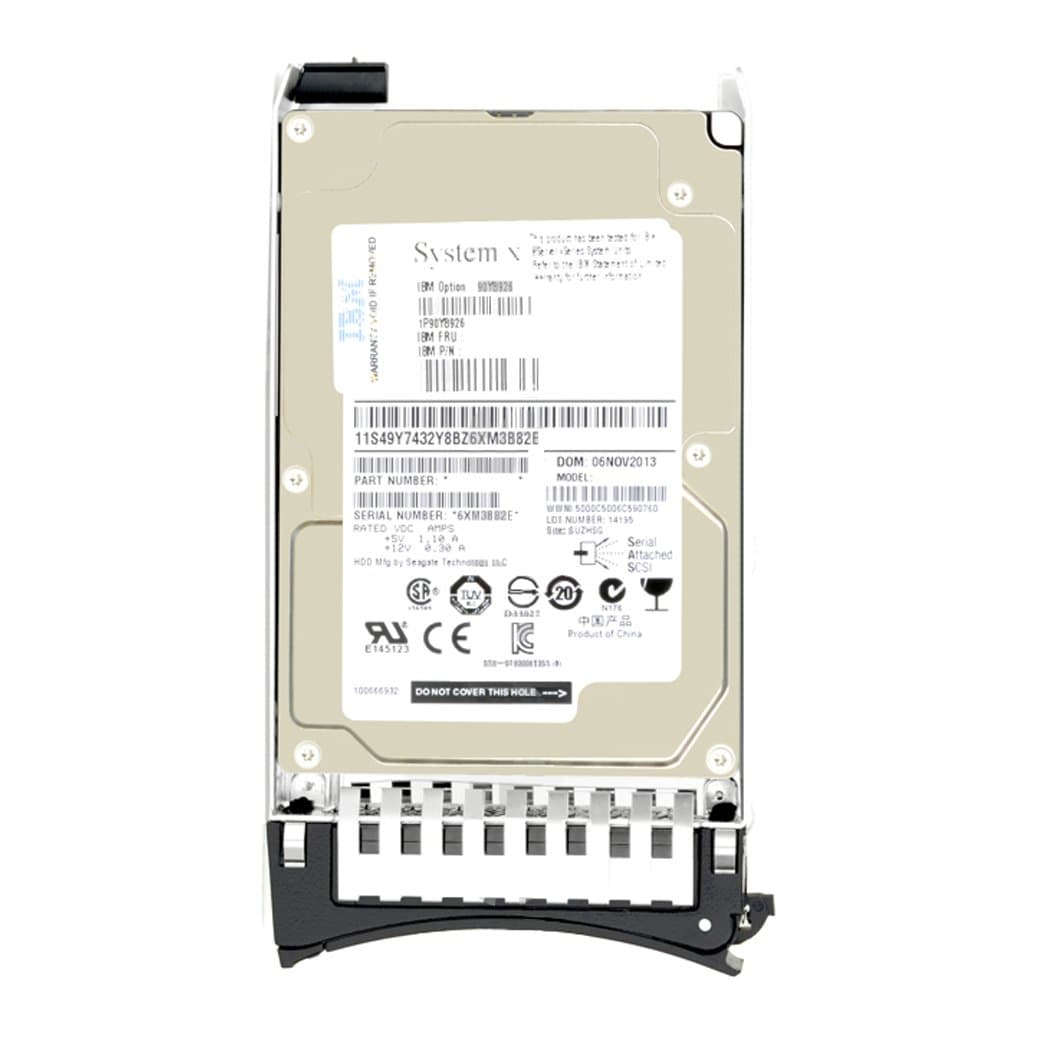 IBM 00AJ121 - 500GB 2.5" Near Line SAS 7.2K 6Gb/s HS HDD