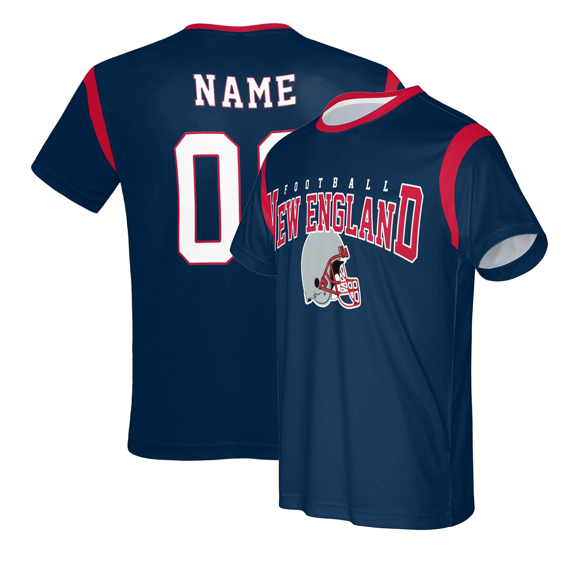 New England Shirts for Men Women Kids Football Shirt Custom Name Number Personalized Jersey Gifts