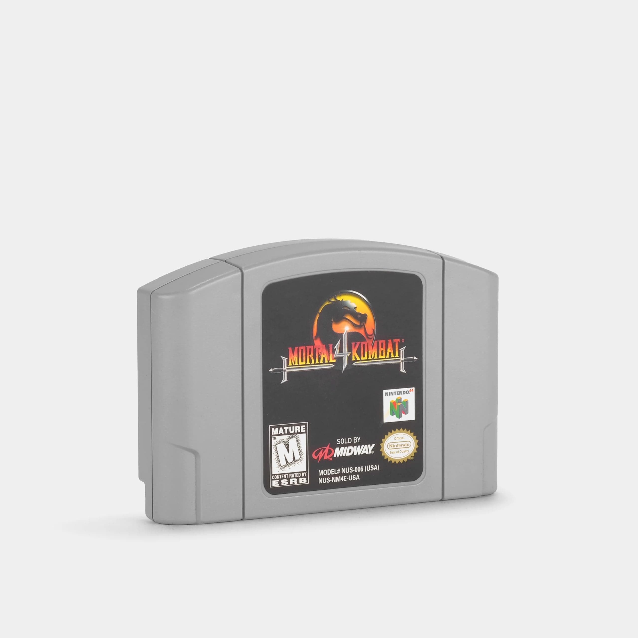 Nintendo 64 Mortal Kombat 4 Game Card for Nintendo 64 N64 US Version / n64 Game