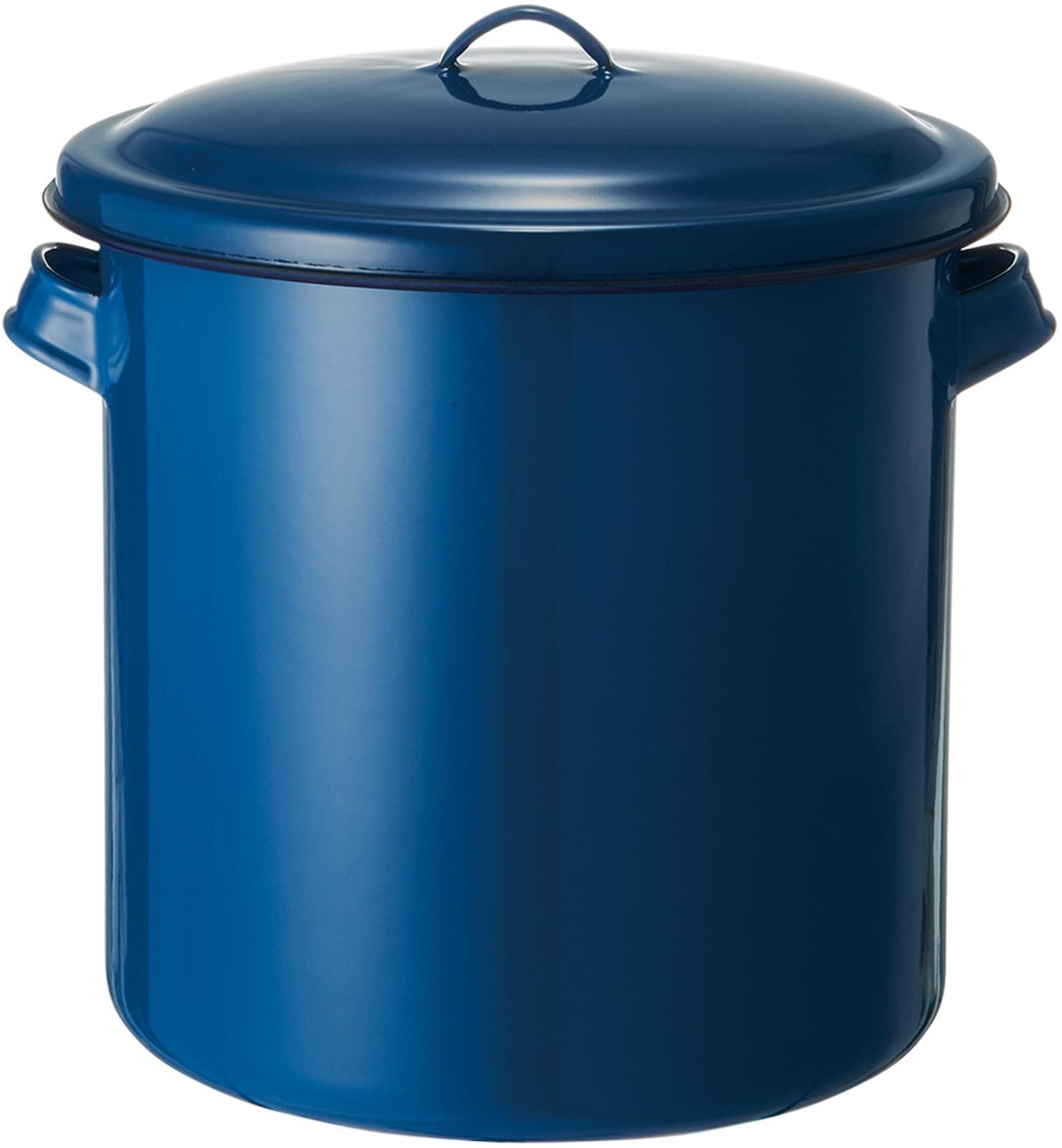 Noda Horo AKT16027 Enameled Tank, 10.6 inches (27 cm), Blue, Made in Japan