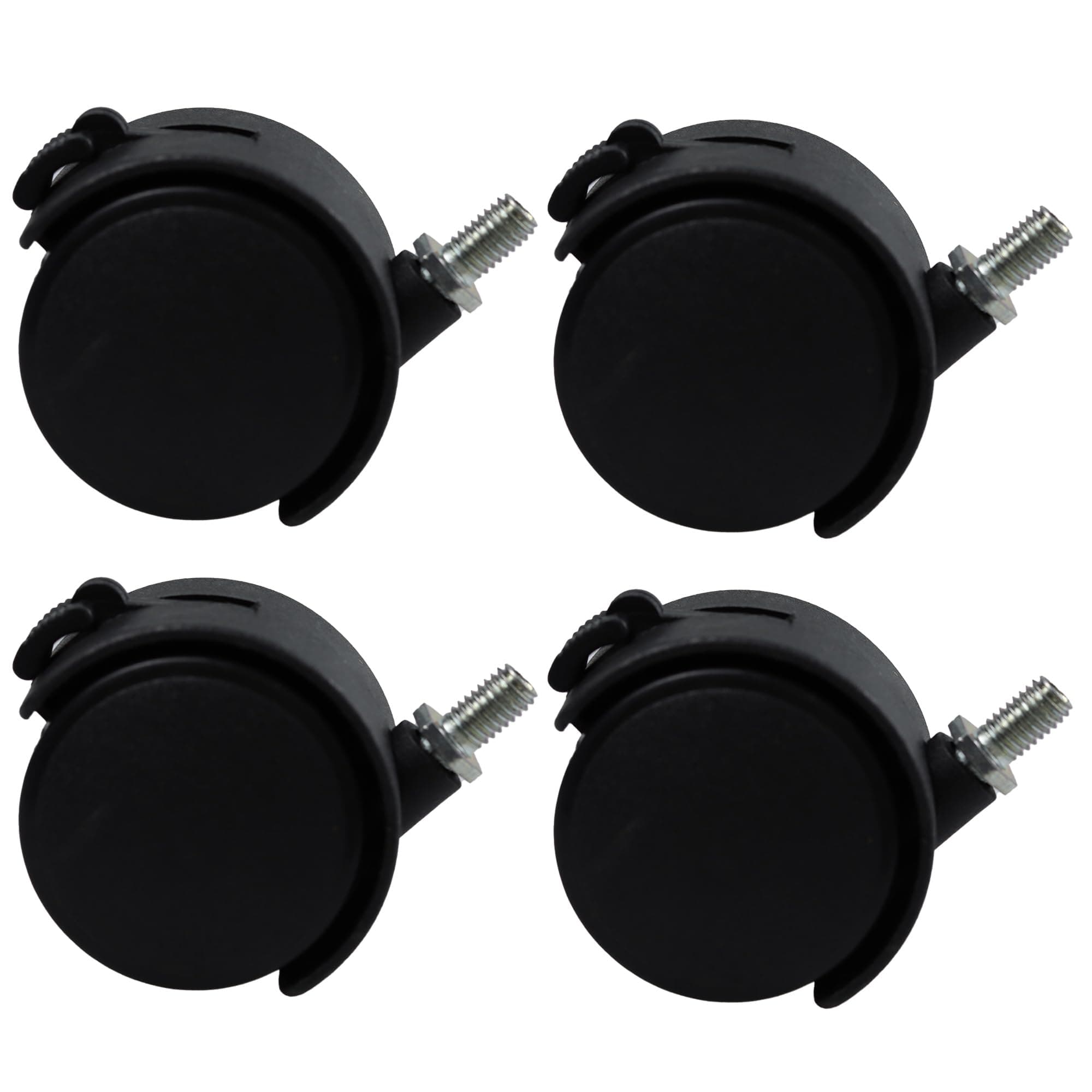 votuyet 4Pcs 2inch Universal Wheels with Brakes,which can be for Various Applications, Including Office Chairs, Furniture, toolboxes and Industrial Equipment.