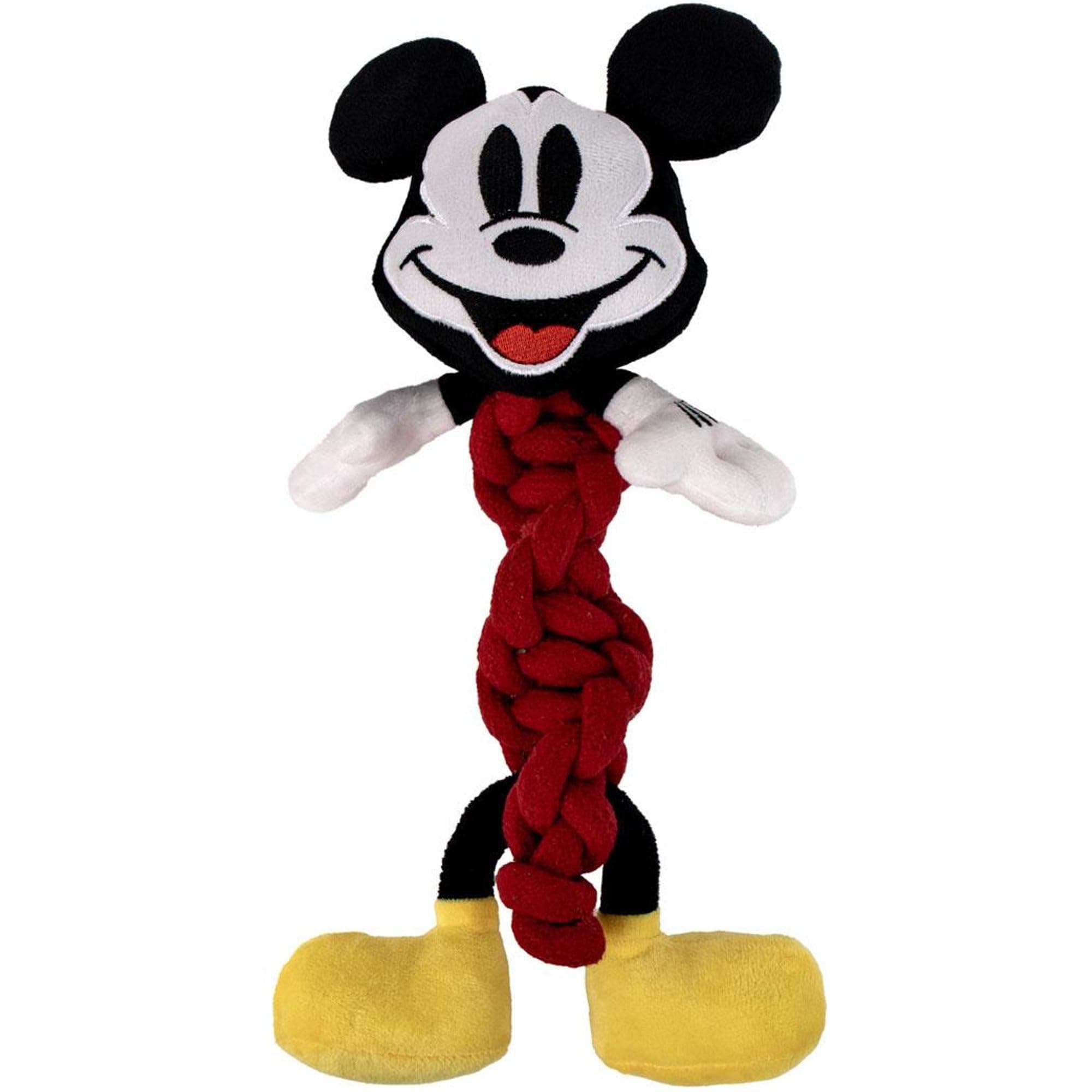 CERDÁ LIFE'S LITTLE MOMENTS Mickey Mouse Rope Dog Teether - Sturdy and Safe Pet Toy, Great for Chewing and Cleaning Teeth, Teether for Small and Large Dogs