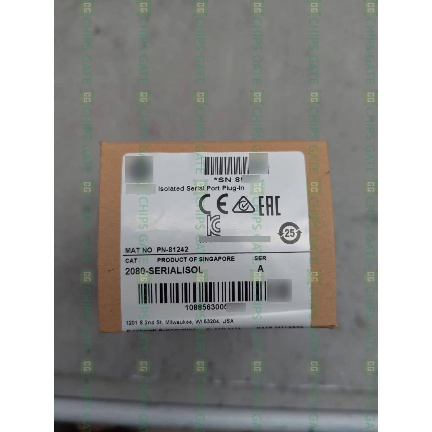2021-2022 New 2080-SERIALISOL Isolated Serial Port Plug-in USA Stock