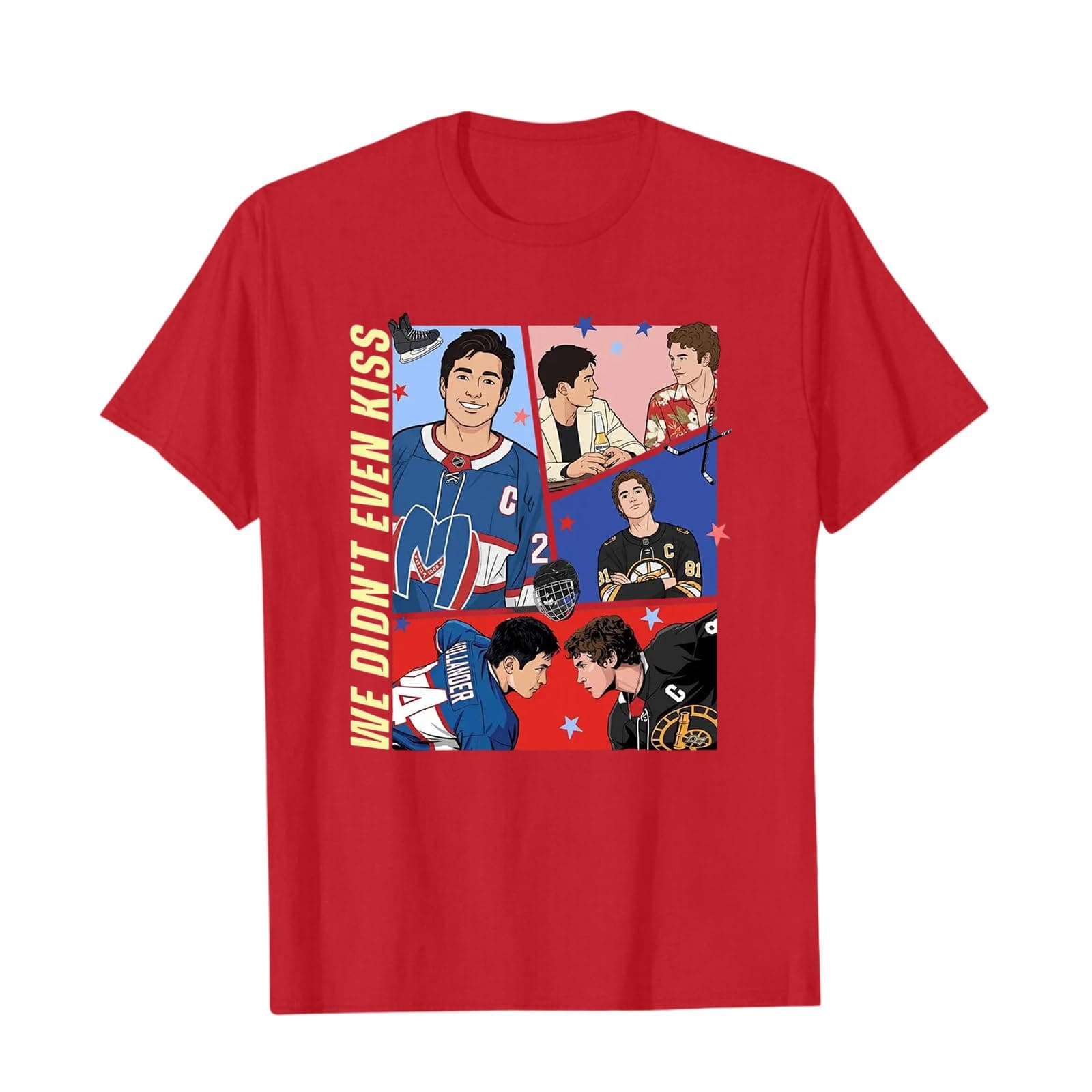 Heated Rivalry T Shirt Heated Rivalry Merch 81 25 Unisex Short Sleeve Shirts Gift for Sports Fans 01-Red 5XL