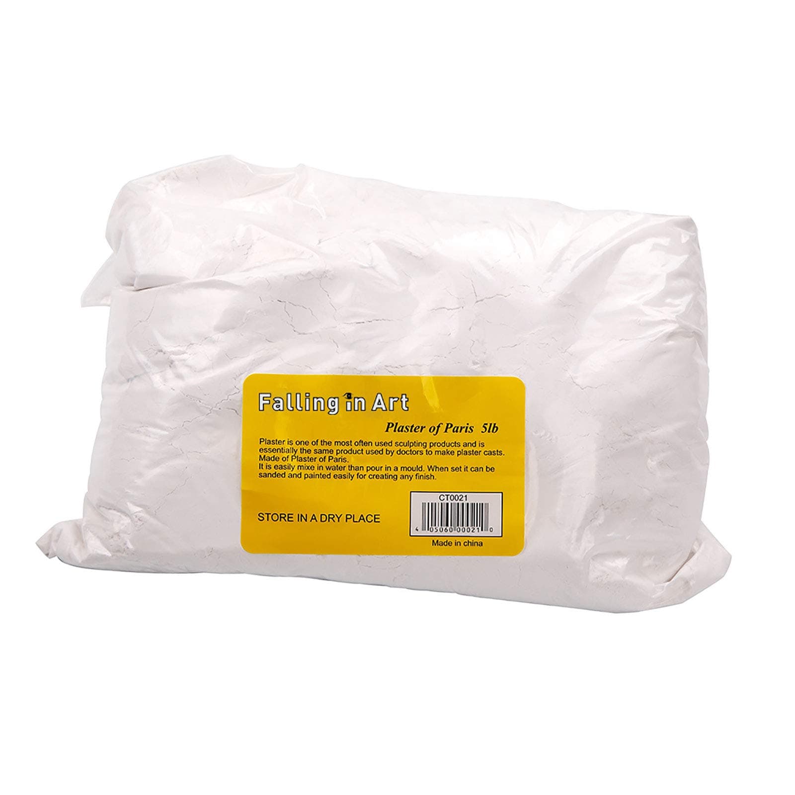 Casting Plaster, Falling in Art Cast and Paint Casting, Pottery and Ceramic Casting Material, 5lb