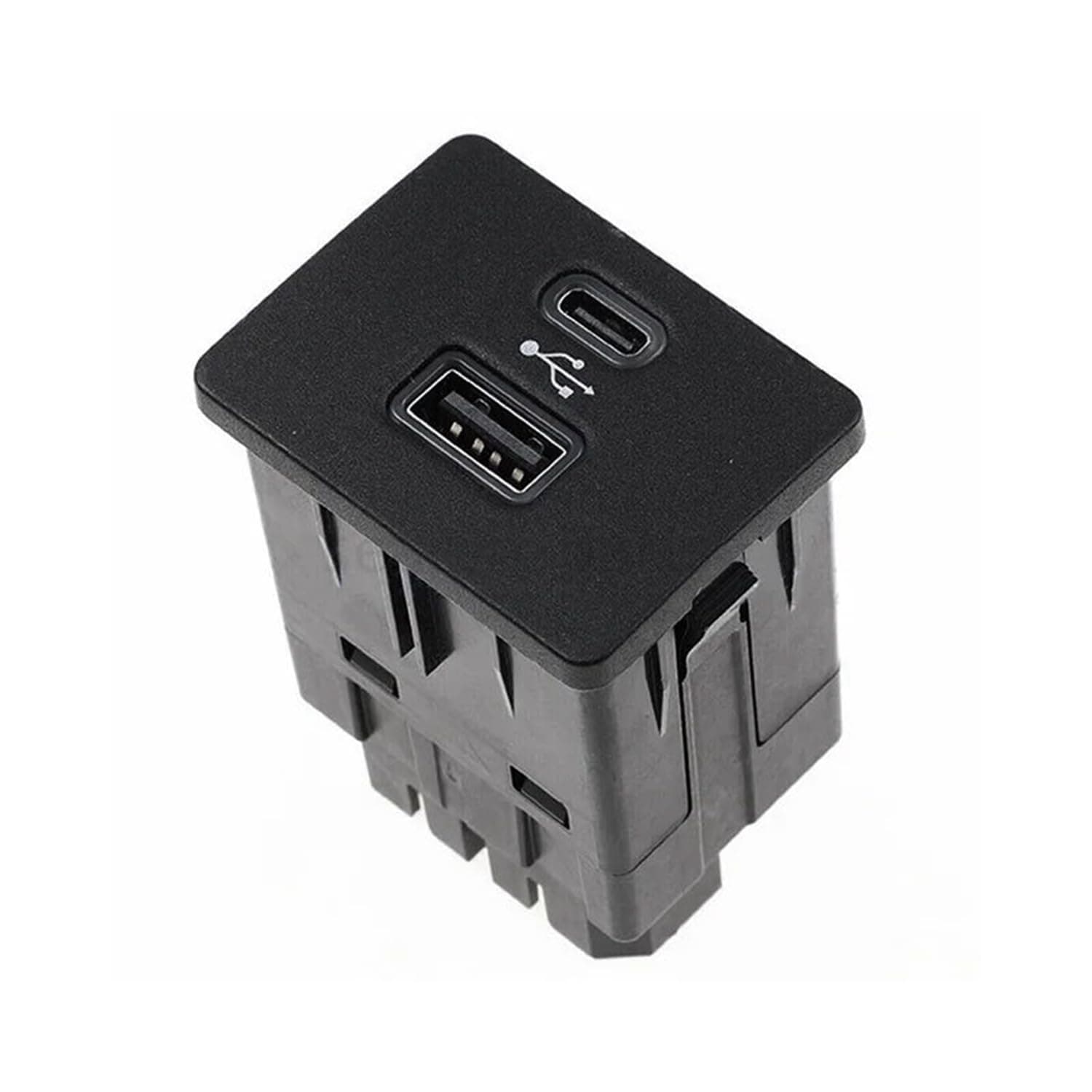 ML3Z19A387D Dashboard USB Port Plug for Ford F-150 2020-2023, Maverick, Bronco Sport, for Mach-E | Direct Fit Charger Module Replacement (Replaces LB5Z-19A387-C, ML3Z-19A387-B)