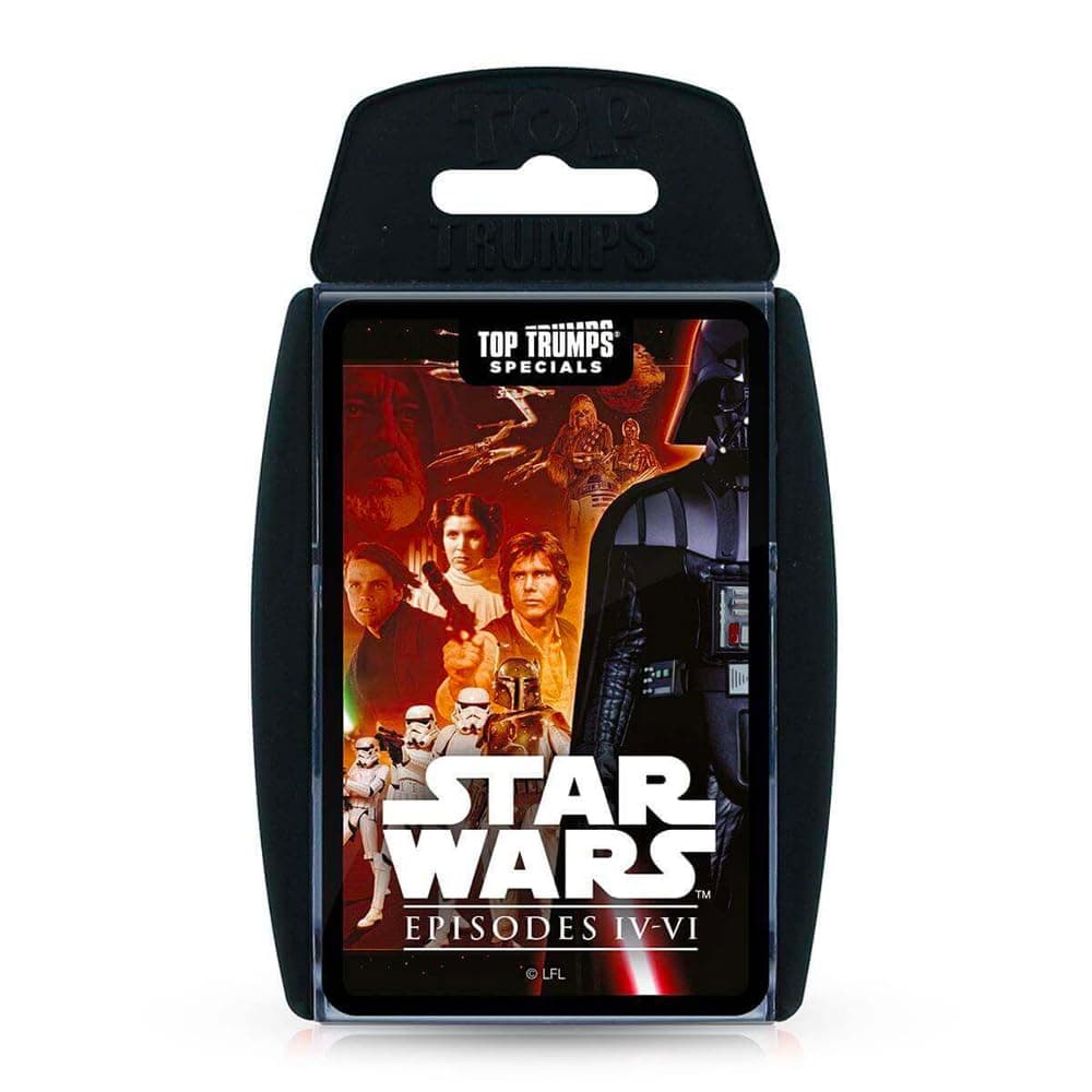 Top Trumps Star Wars Episodes 4-6 Specials Card Game, Play with Luke Skywalker, Darth Vader, Emperor Palpatine and Obi-Wan Kenobi, Educational for 2 Players and a Great Gift for Kids Age 6+