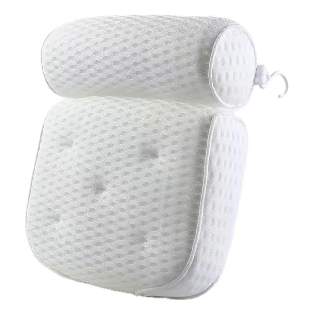AYANG Bath Pillow for Bathtub, 4D Tub Pillow Non Slip Bath Neck Spa Pillows Headrest Cushion for Back, Head and Shoulder Support, Easy to Wash,Relaxing Bath Tub Pillow