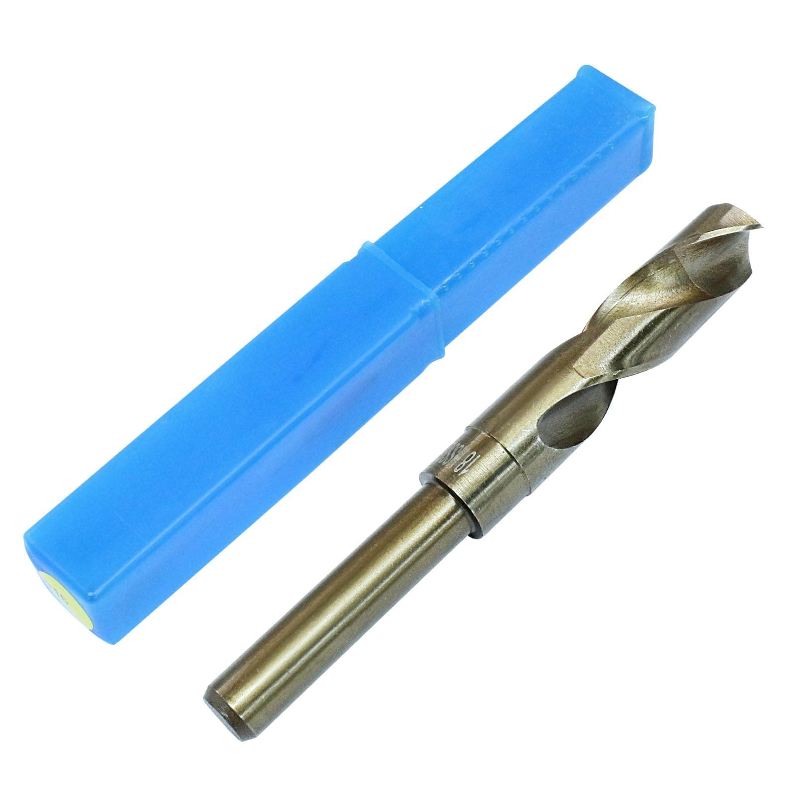 LifCratms 11/16 Inch Cobalt Drill Bit, M35 Reduced Shank High Speed Steel Twist Drill Bit for Metal, Stainless Steel, Cast Iron, Alloy, Plastic, Wood and Non-Ferrous Etc