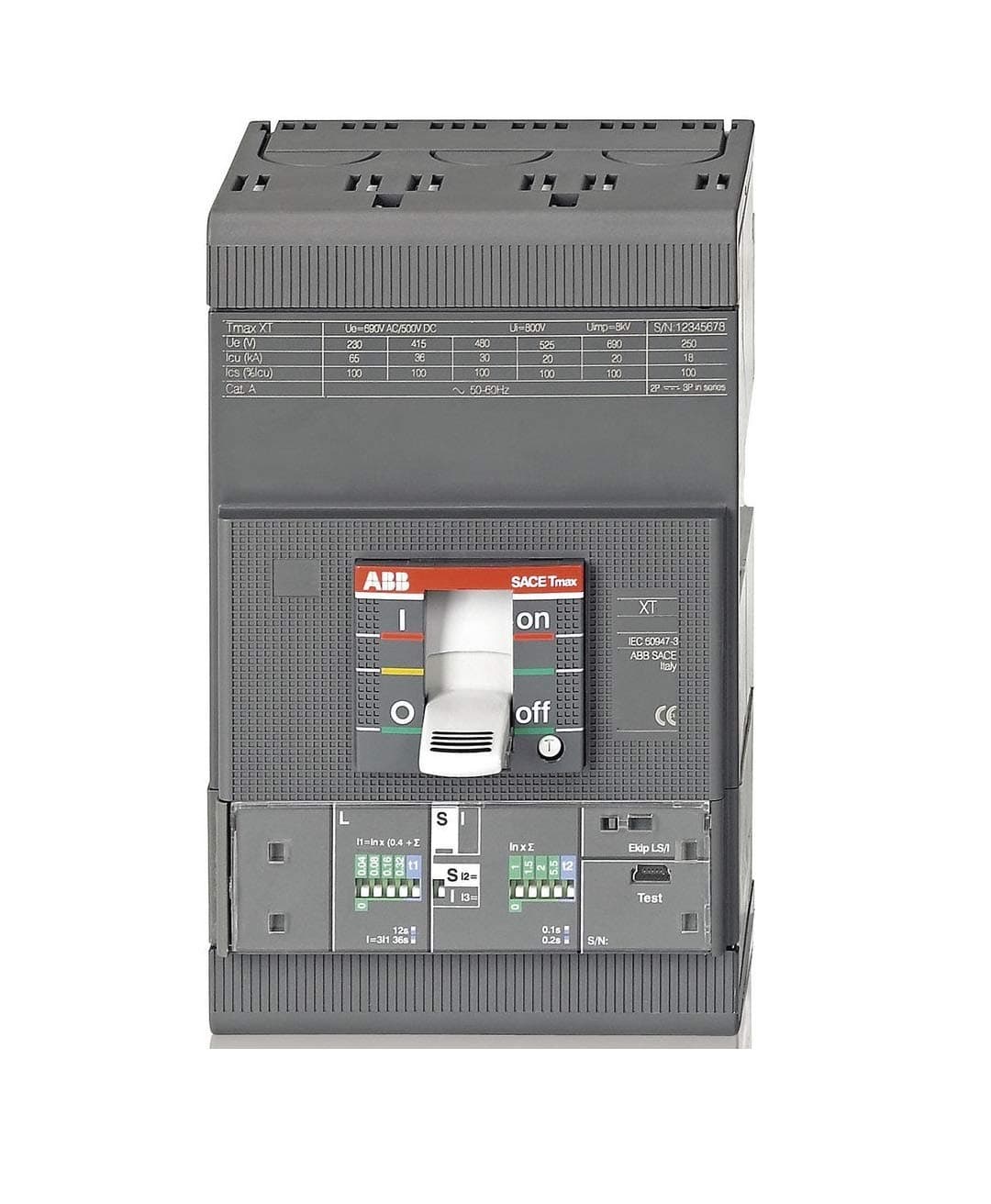 ABB, XT2NU3030AFF000XXX, Xt2N 125 Tmf 30-400 3P F F Ul/