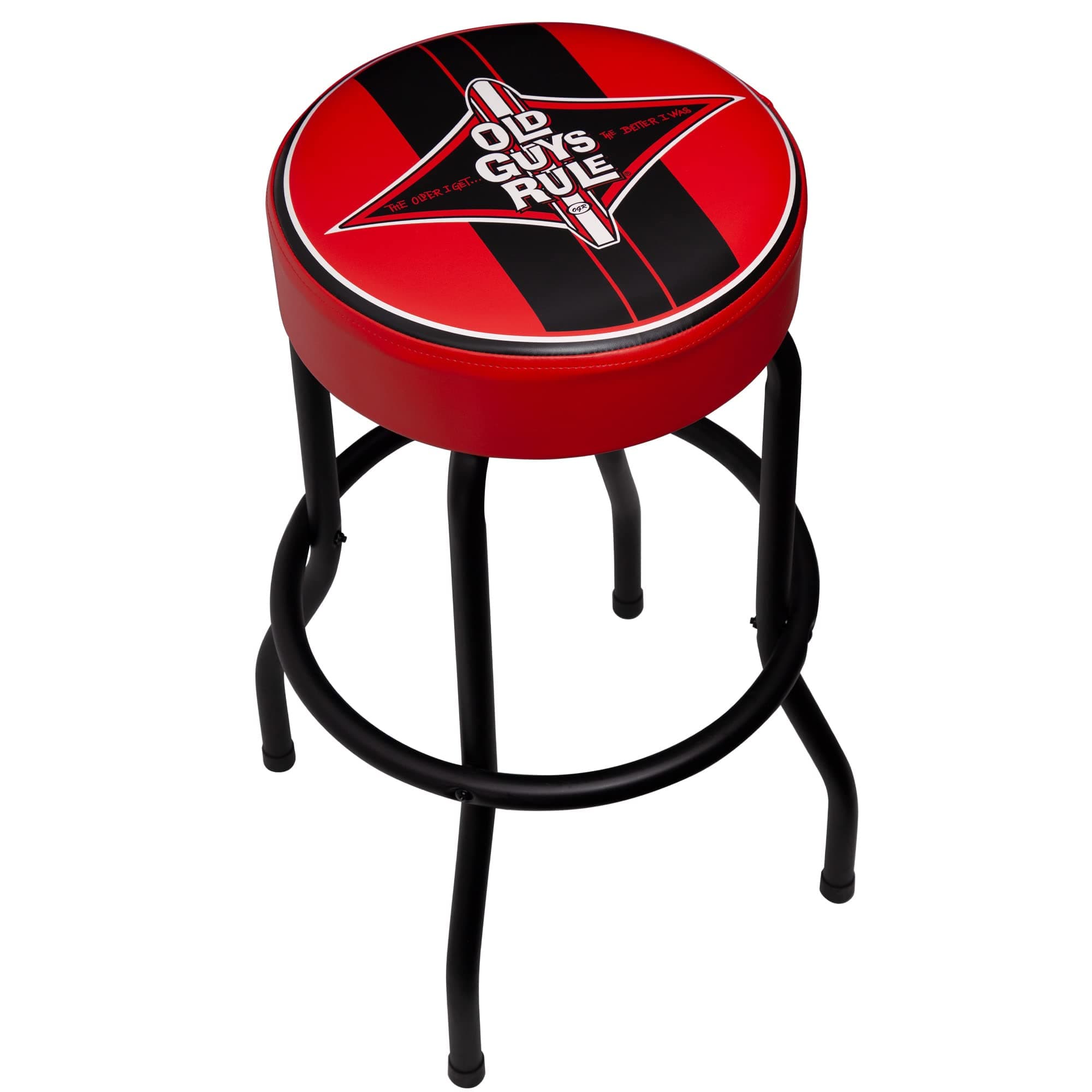 004775R01 Bar Stool Old Guys Rule Stool