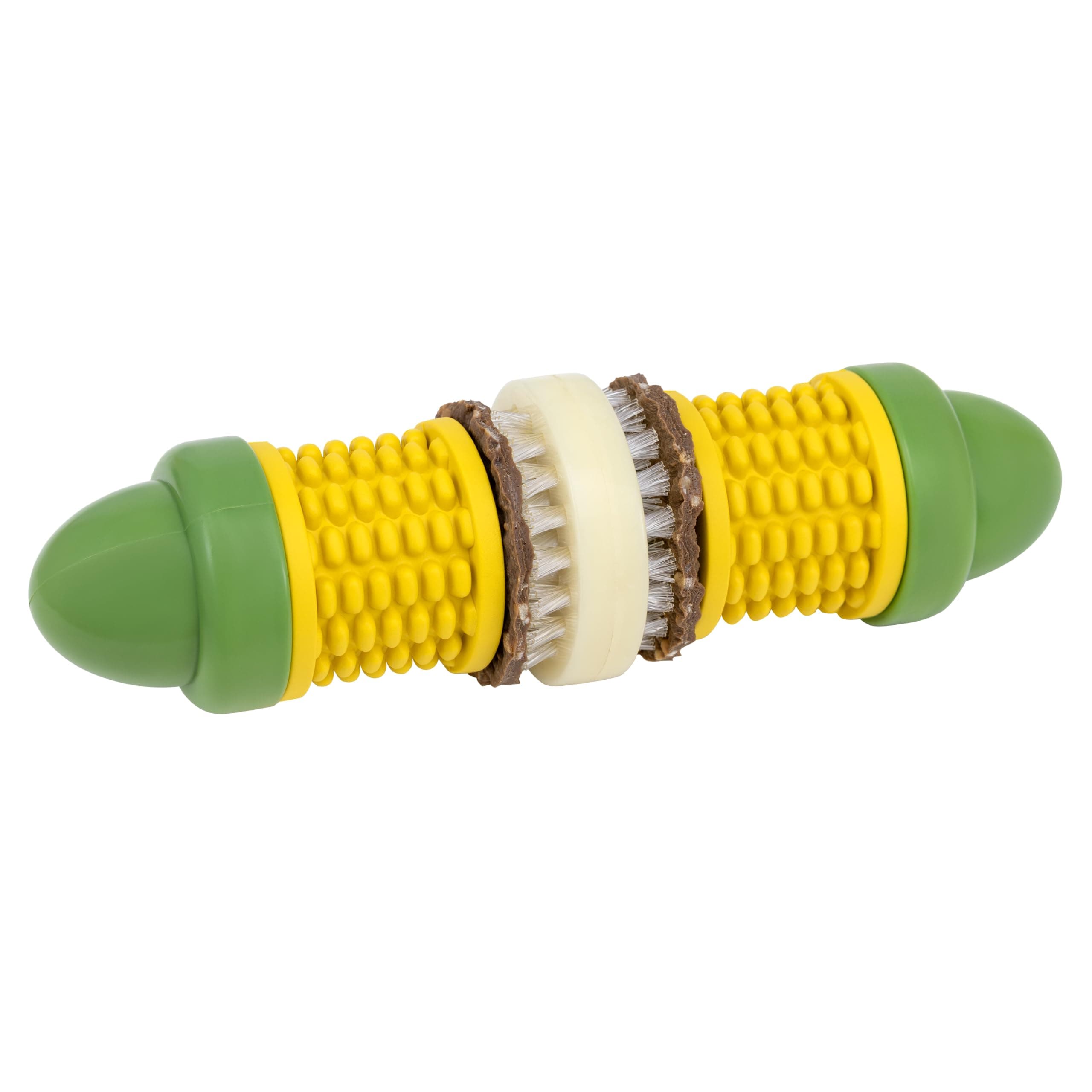 PetSafe Busy Buddy Cravin' Corn - Adjustable Slow Feeder Toy with Refillable Treat Rings - Cleans Teeth & Gums, Cures Boredom & Slows Down Eating Habits - Medium/Large - for Dogs 50+ lb