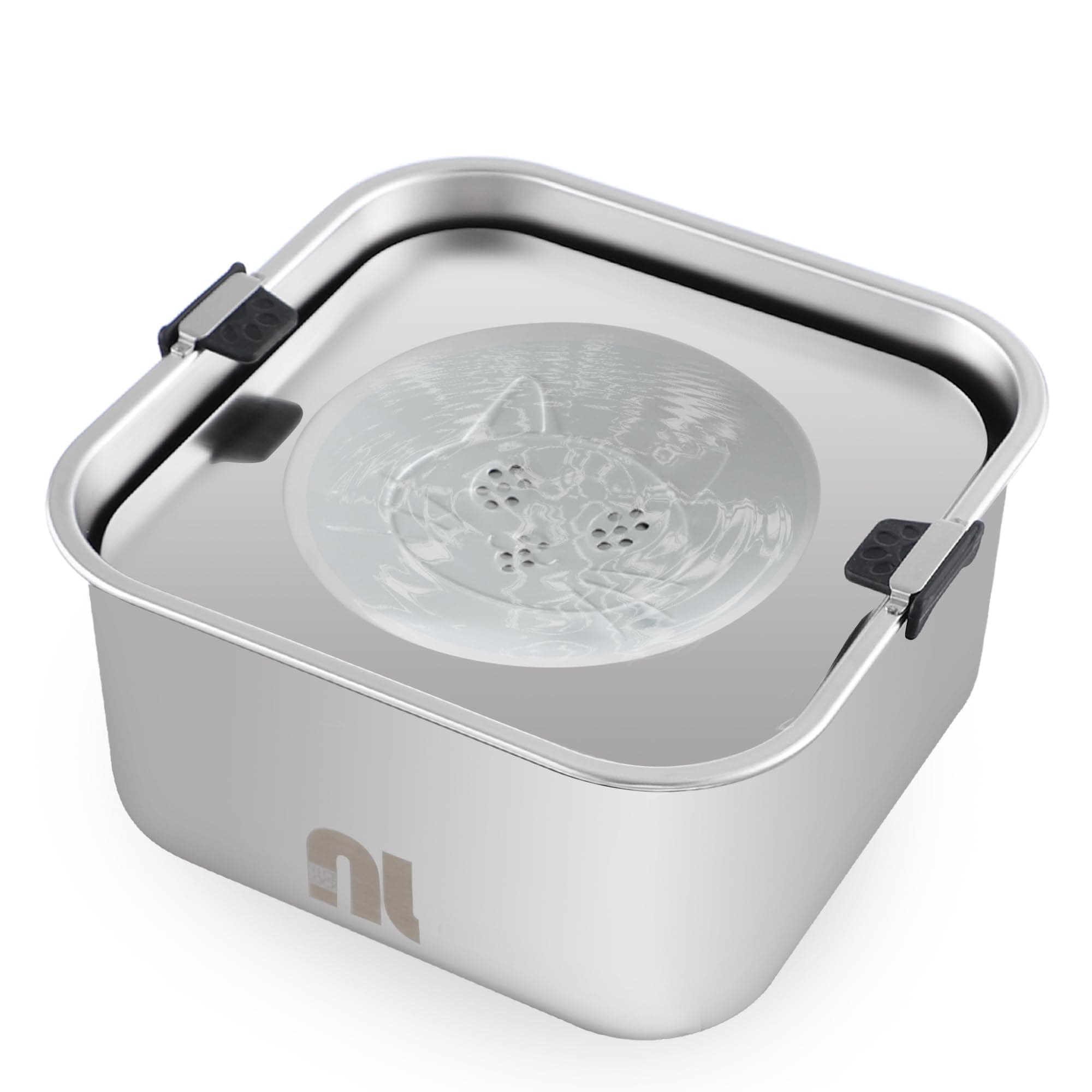 3L/0.8 Gallon Gallon Dog Water Bowl No Spill, Stainless Steel No Spill Slow Water Bowl for Dogs, No Splash Dog Water Bowls for Large Medium Breeds