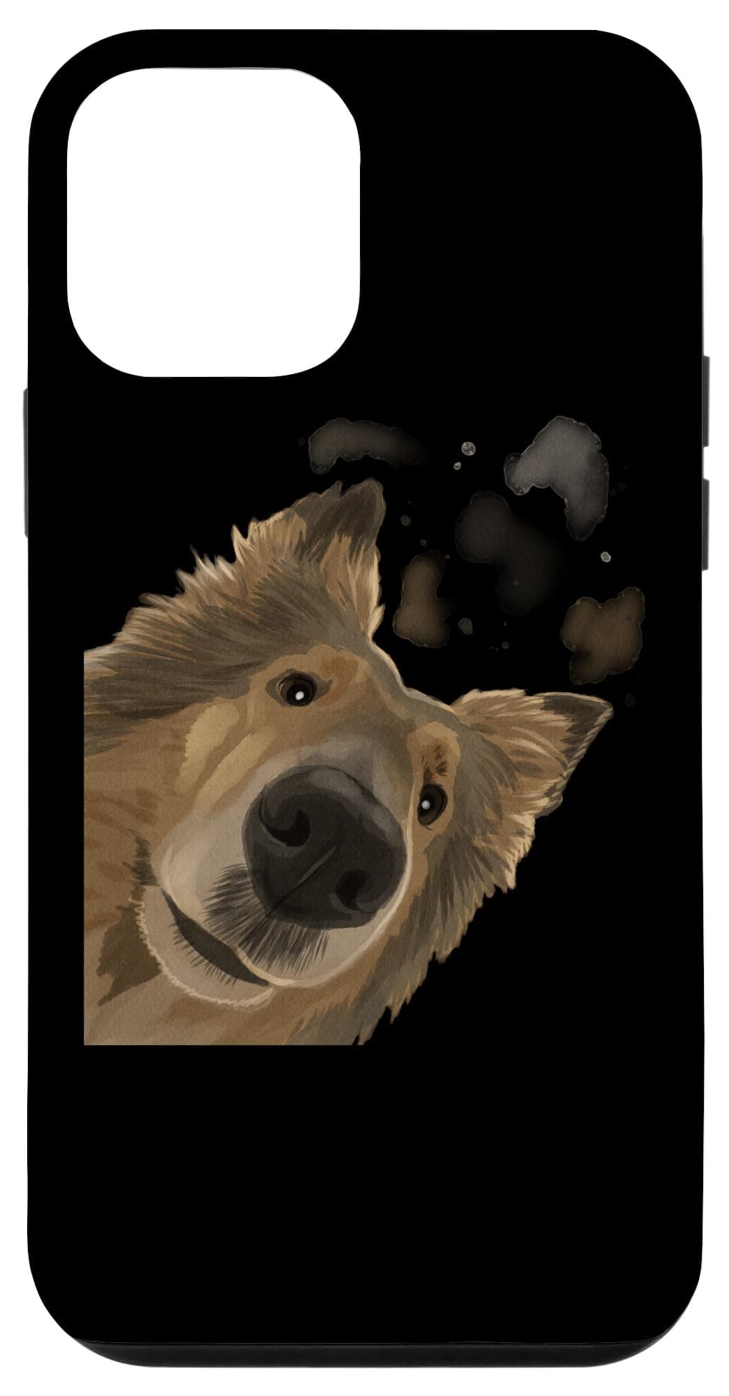 iPhone 12 mini Funny Curious Dog Rough Collie Case