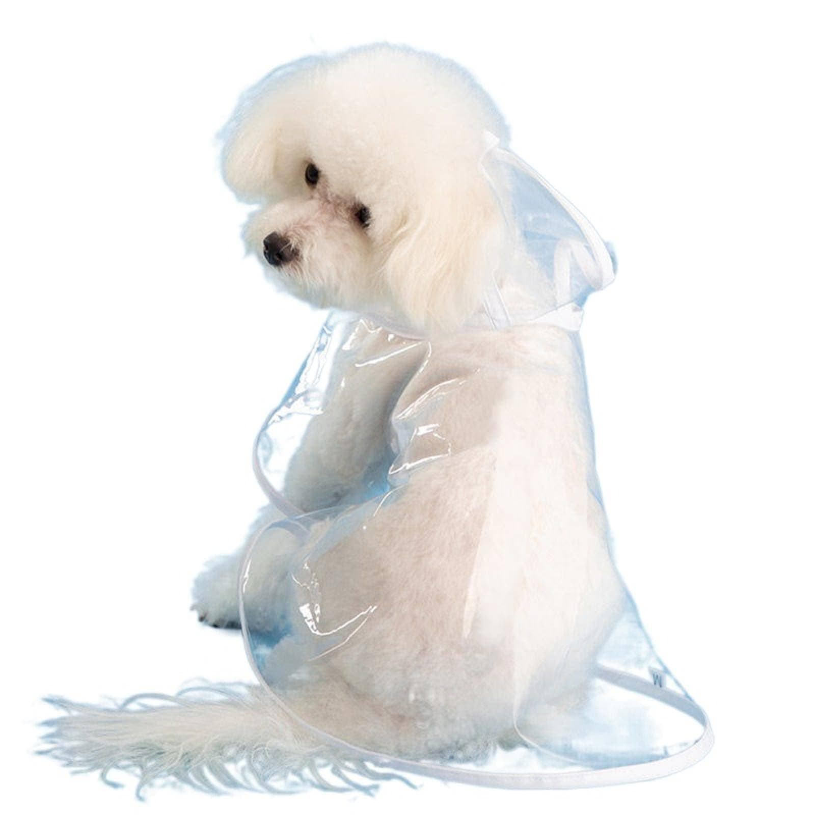 Dog Raincoat Summer pet Clothes Teddy/Pomeranian Small and Medium-Sized Dogs cat Transparent