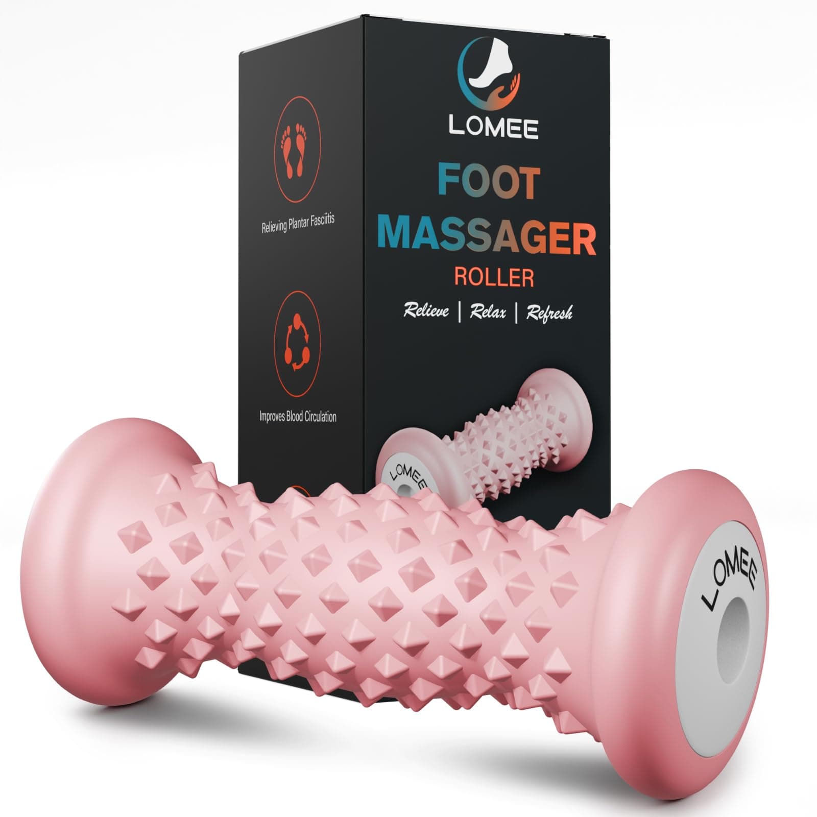 Foot Roller Massager for Plantar Fasciitis, Foot Arch and Heel Pain Relief