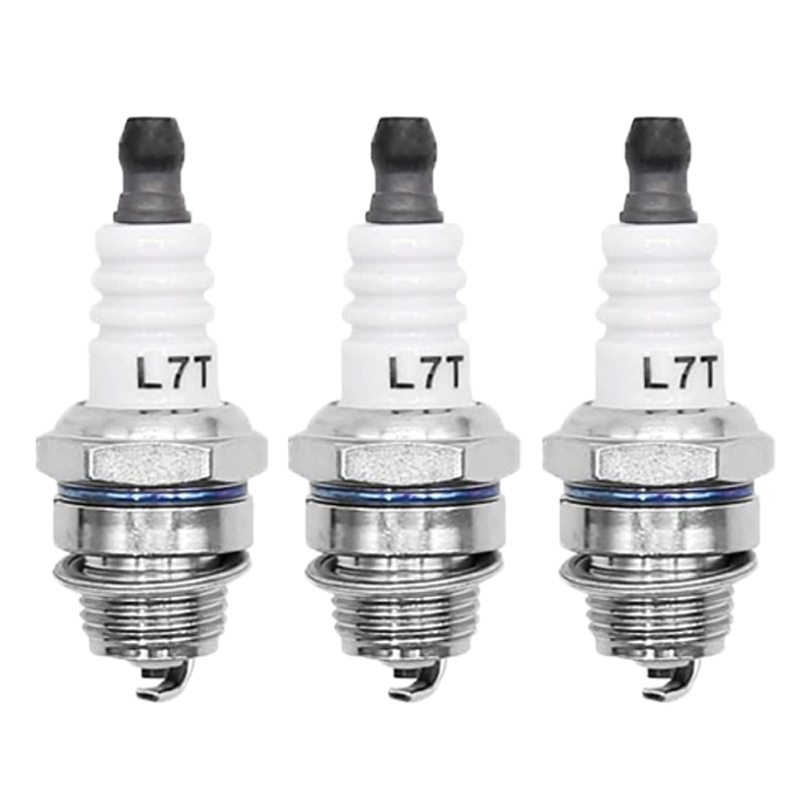 L7T Spark Plug 2-Stroke Fits for Mini Pocket Bike ATV Quad Scooter Trimmer Blower Chainsaw Gas Scooters Brushcutter Strimmer Lawnmover 33cc 36cc 43cc 47cc 49cc 52cc Engine