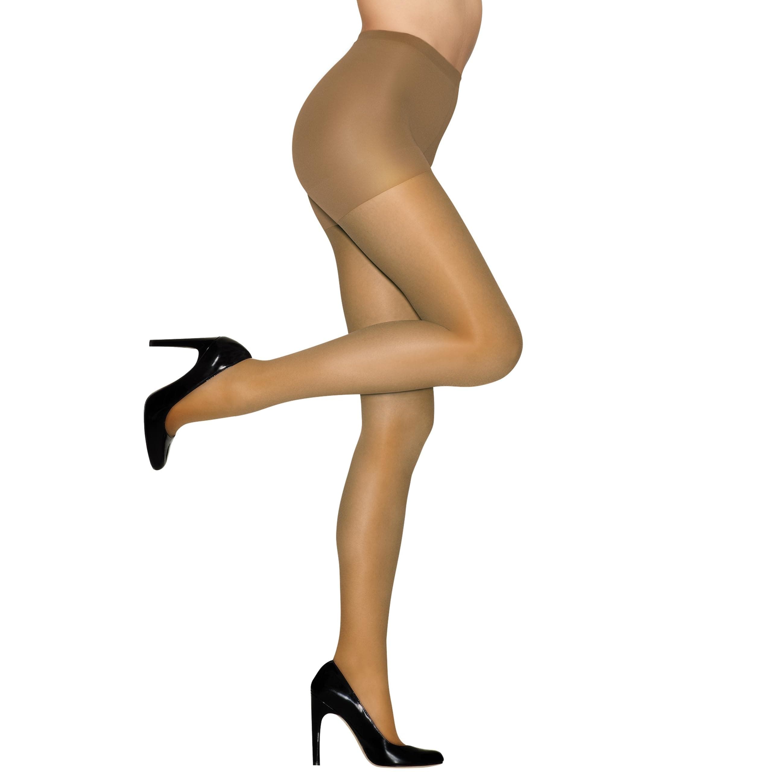 Hanes Women’s Alive Full Support Control Top Pantyhose, Nude 1-pack, C