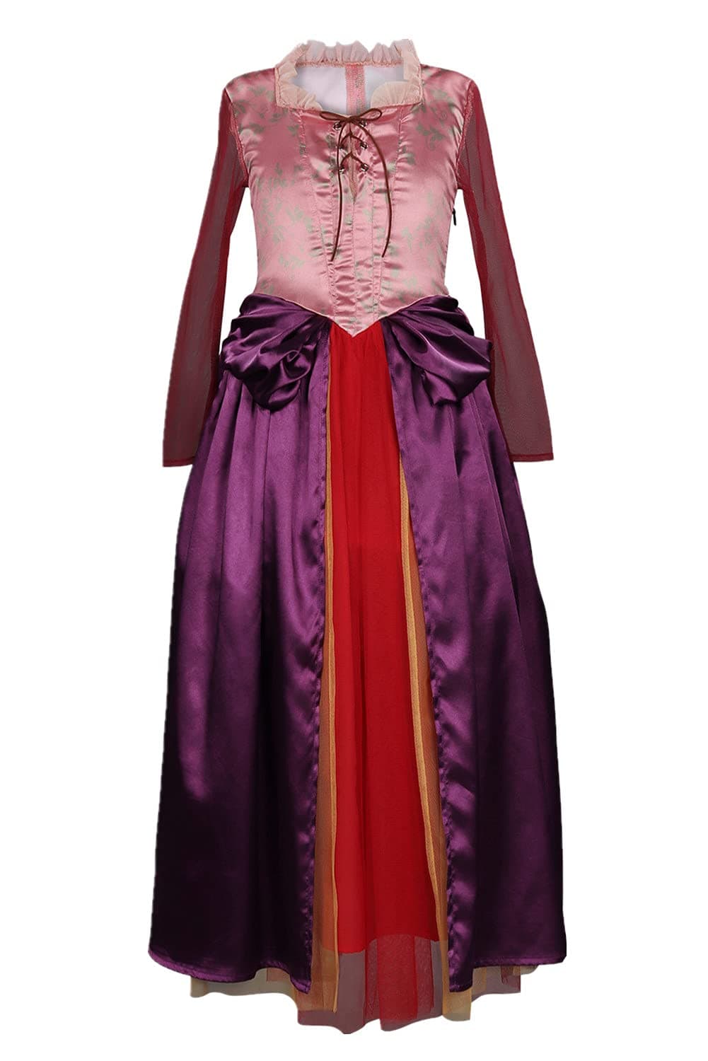 Taeyue Kids Girls Sarah Sanderson Costume Halloween Witch Cosplay Dress Outfit for Child,Large