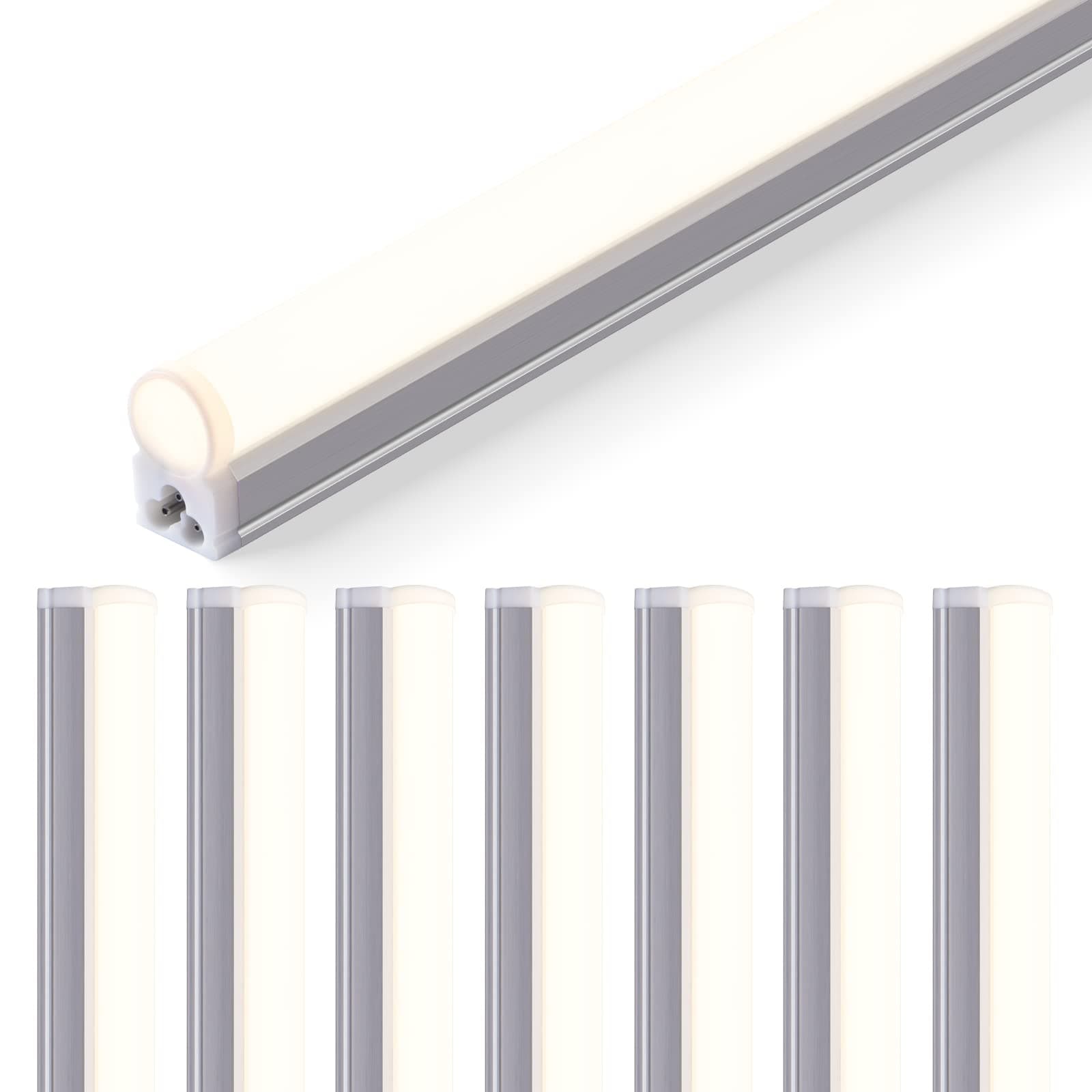 Barrina T5 LED Shop Light 4FT, 2200lm, 5000K Daylight White, 20W, 8 Packs