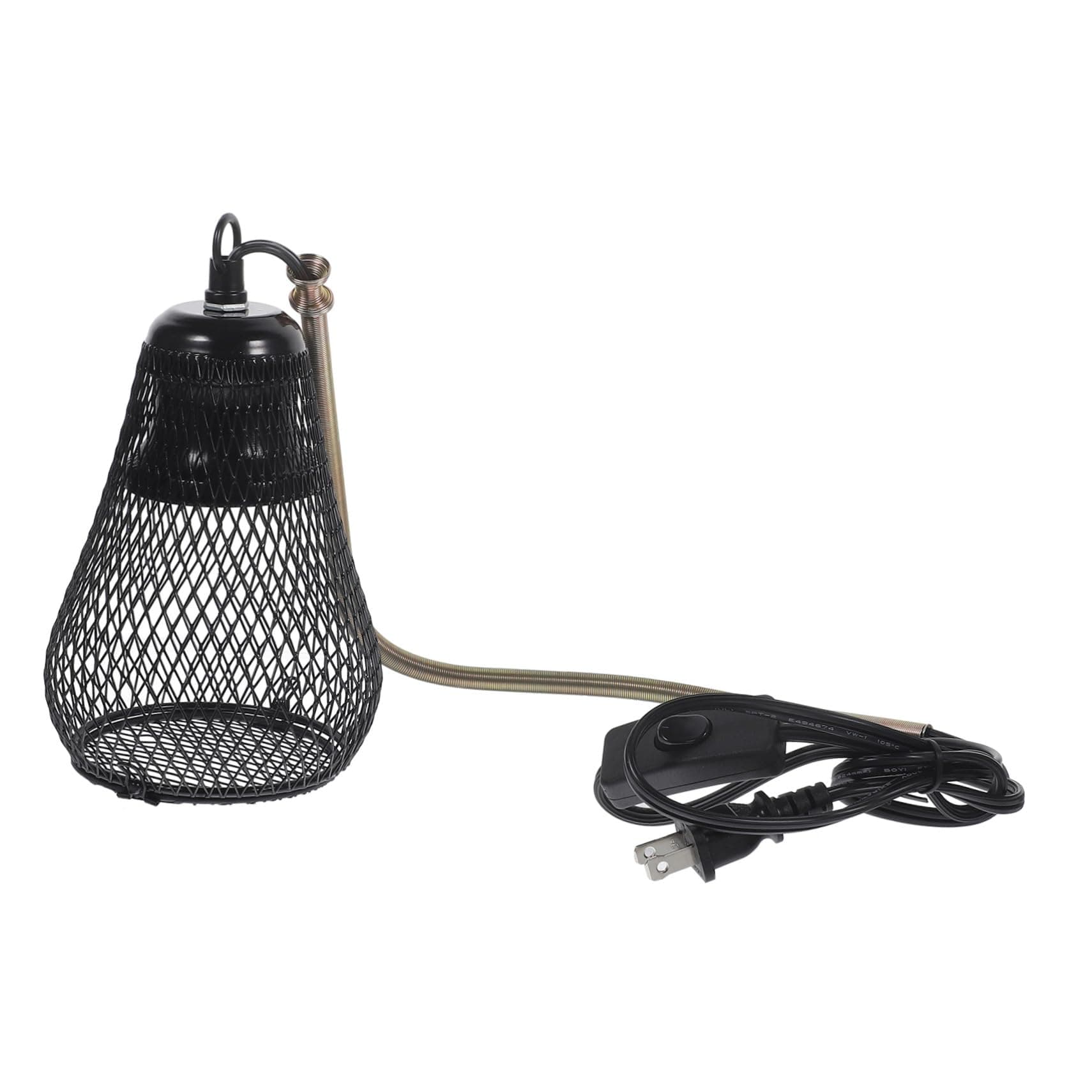 EXAOMBLE Pet Heated Lampshade Scald Cover Mesh for Reptile Terrarium Use Protect Lamp Bulb